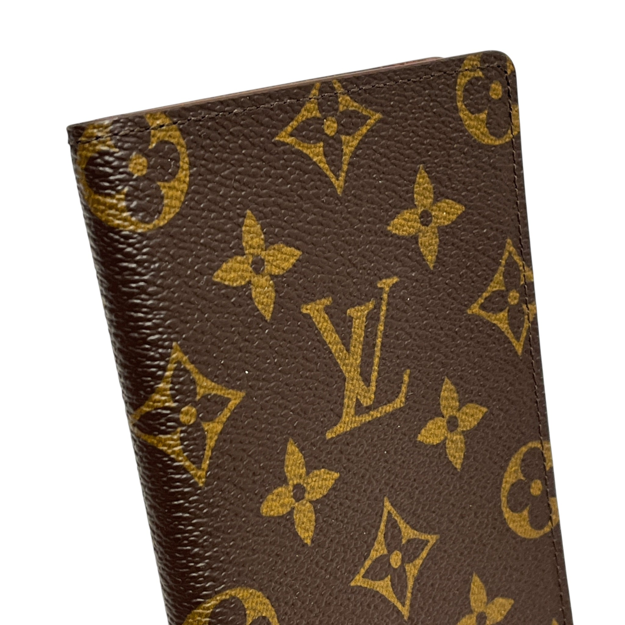 LOUIS VUITTON/Long Wallet/Monogram/Leather/BRW/brazza wallet view 6