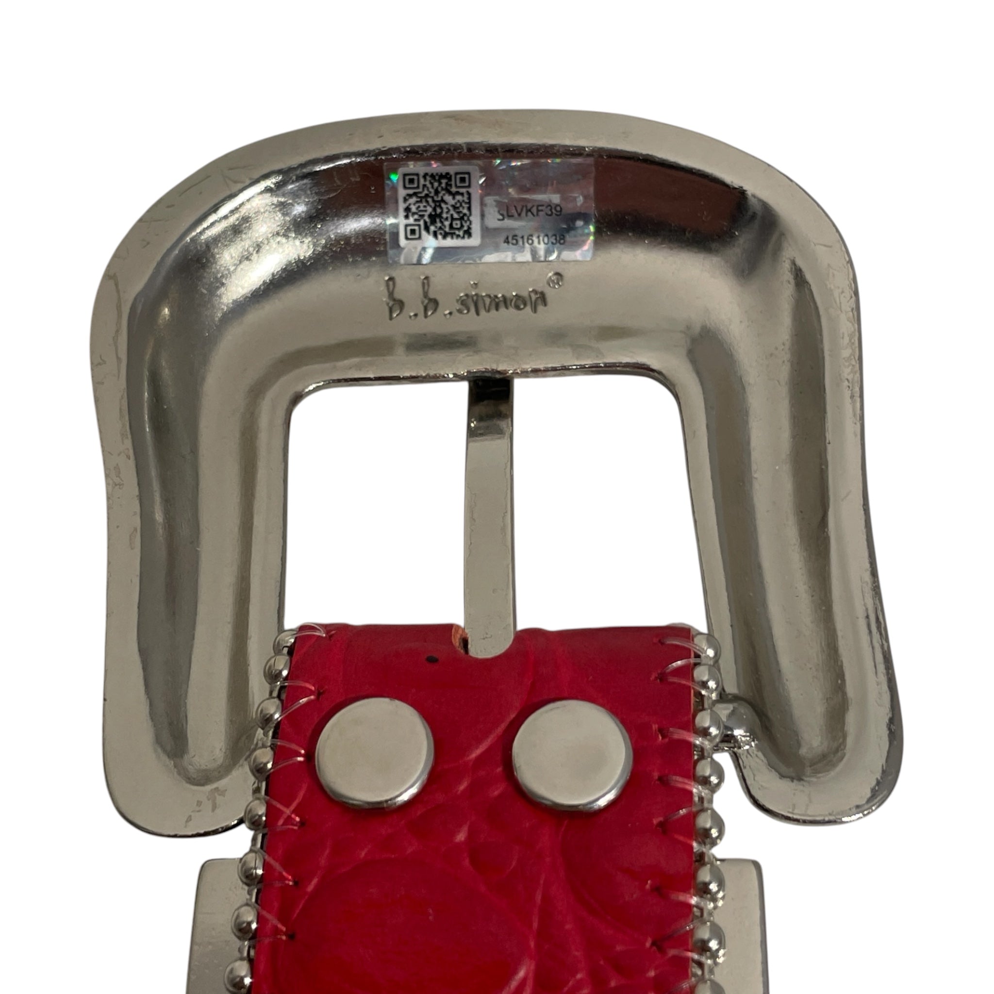b.b.simon/Belt/Leather/RED/M's/ view 3