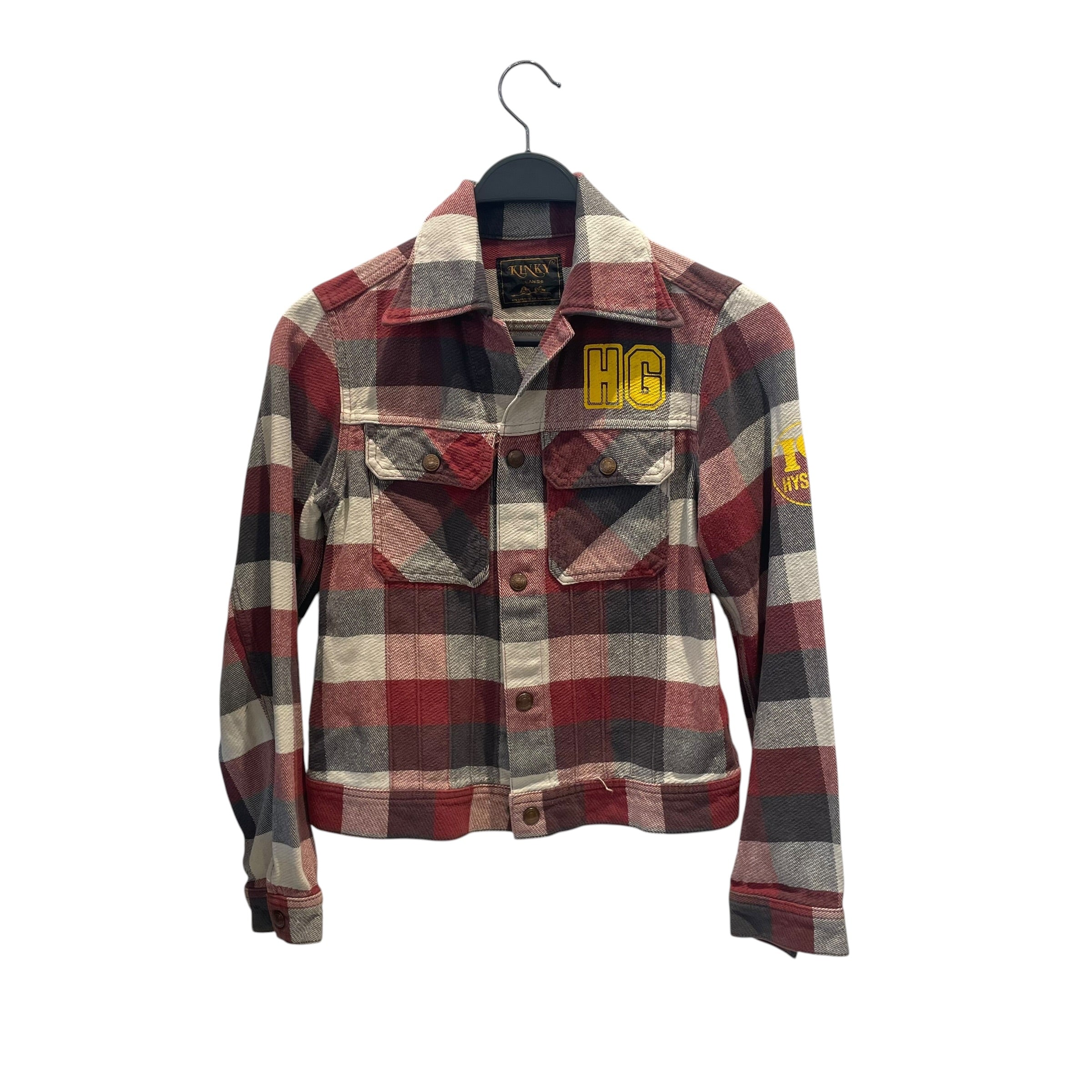 HYSTERIC GLAMOUR/Jacket/Plaid/Cotton/RED/kinky jeans I heart hysteric view 1