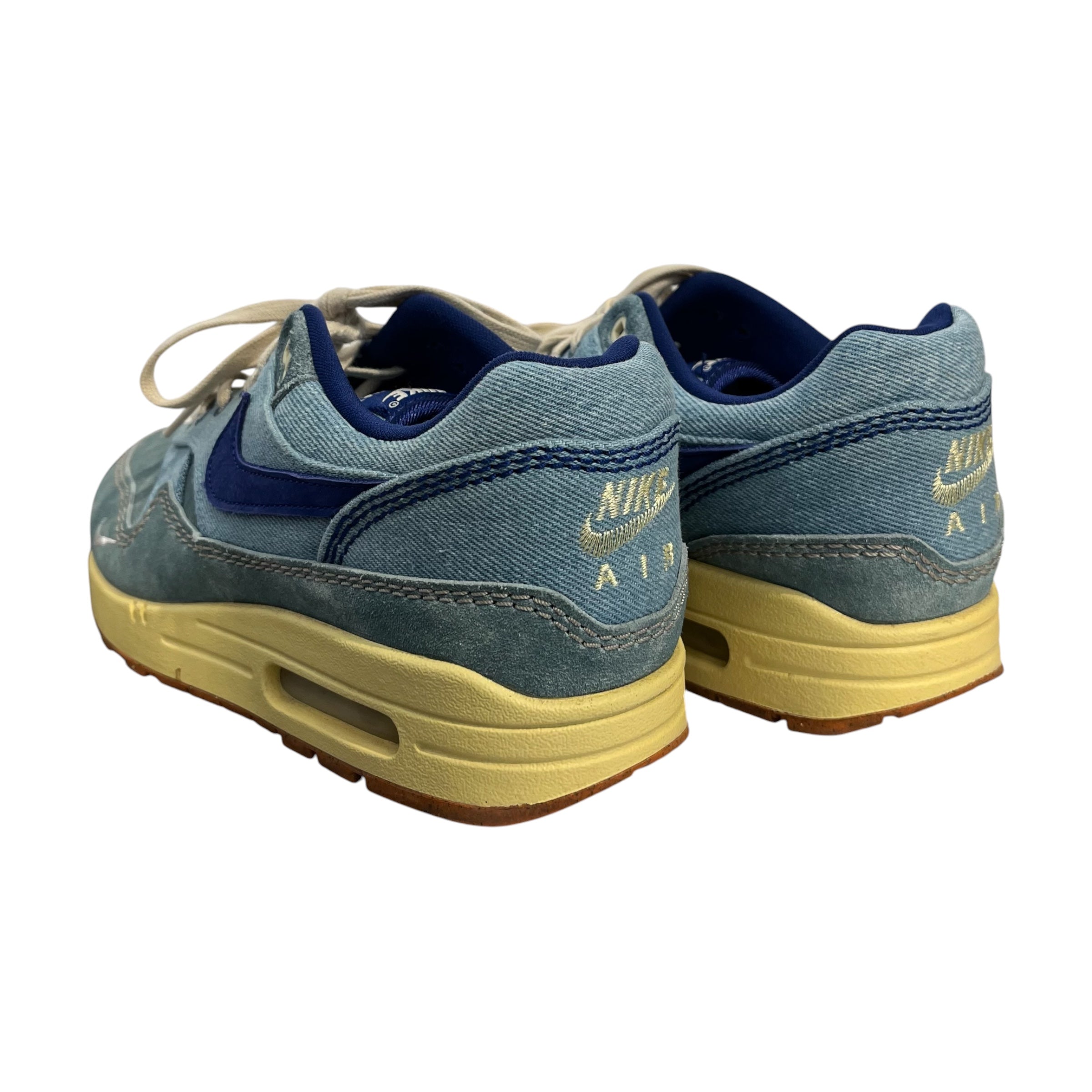 NIKE/Low-Sneakers/US 9/Denim/BLU/dirty denim air max 1 view 2