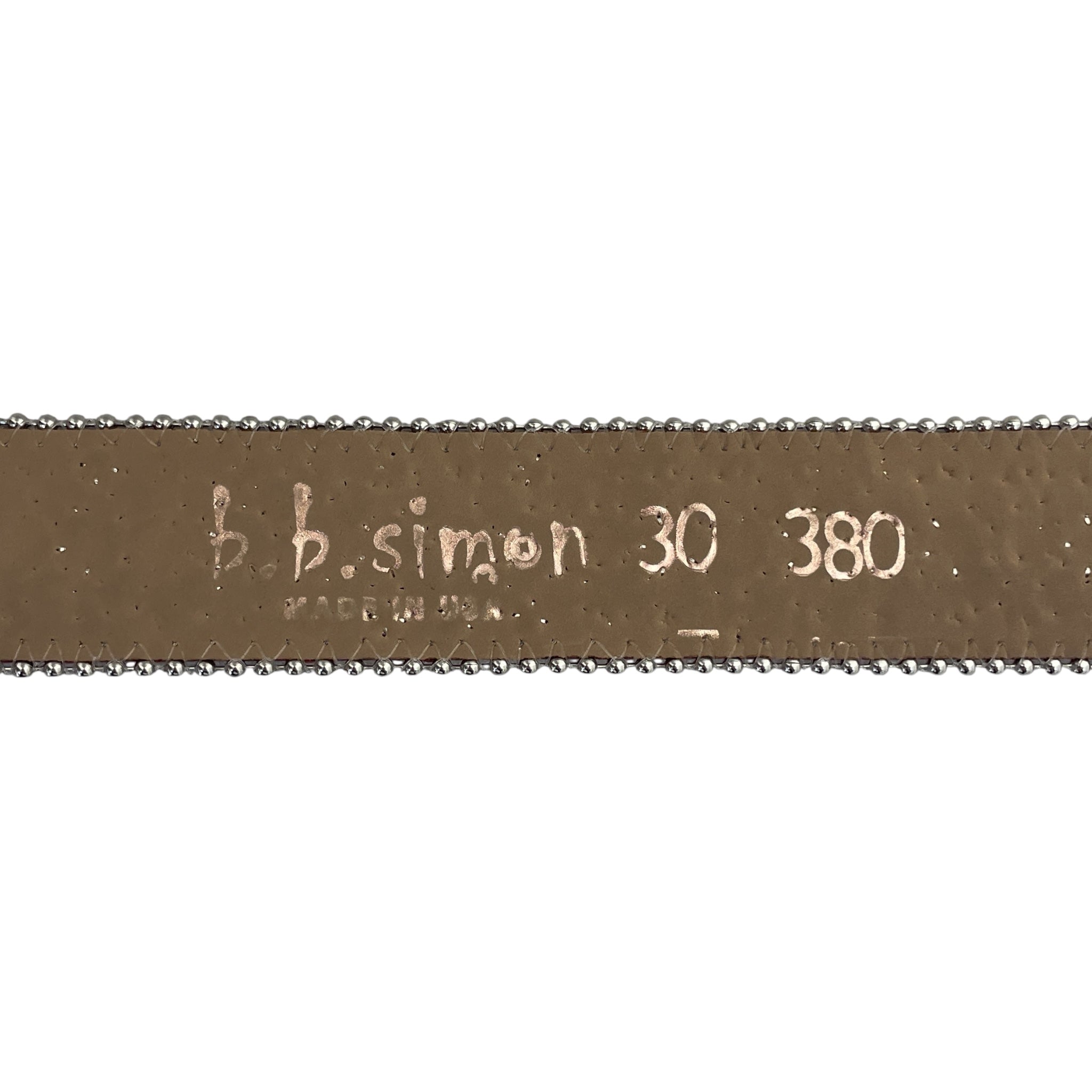 b.b.simon/Belt/Leather/RED/M's/ view 4