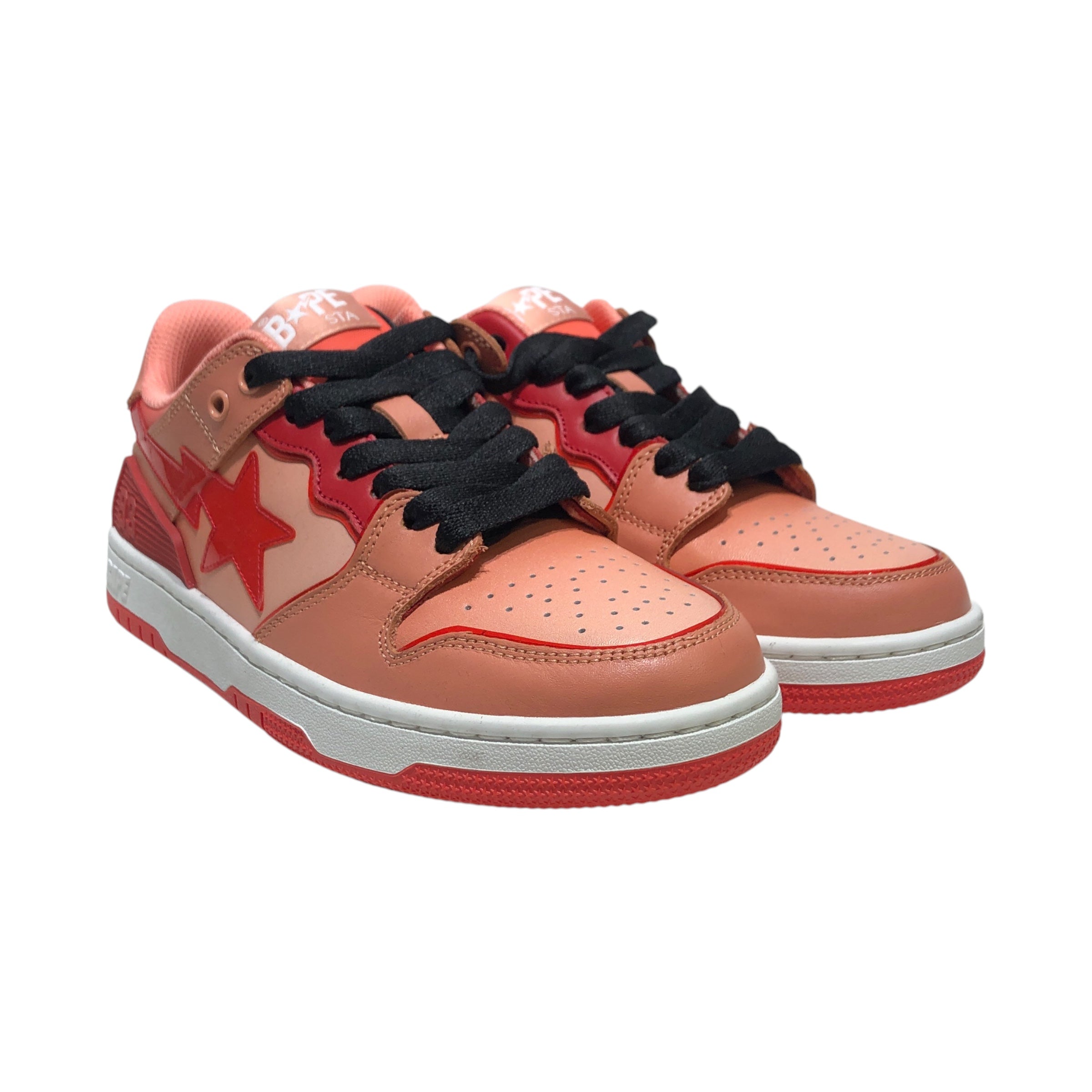 BAPE STA!/Low-Sneakers/US 7/Leather/ORN/bape sk8 sta view 1