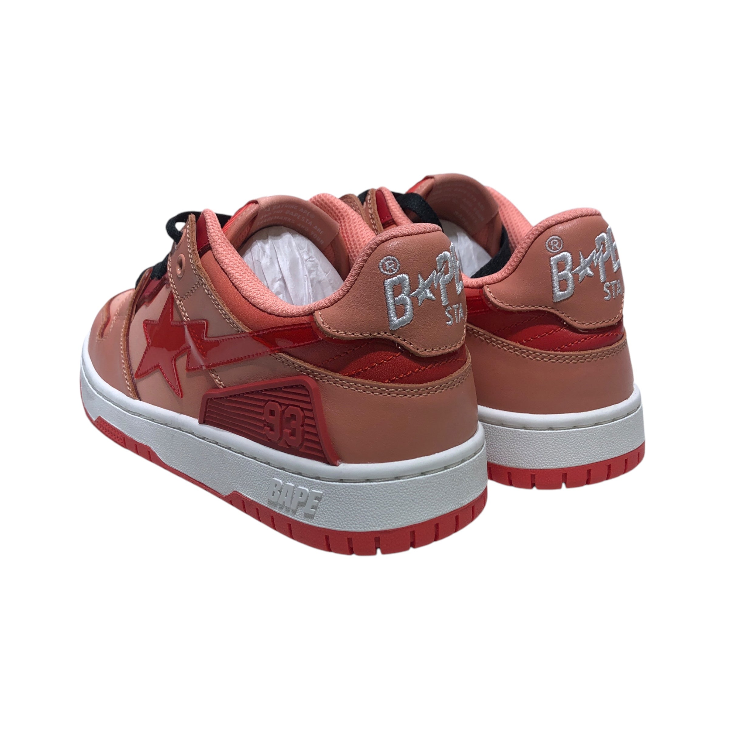 BAPE STA!/Low-Sneakers/US 7/Leather/ORN/bape sk8 sta view 2