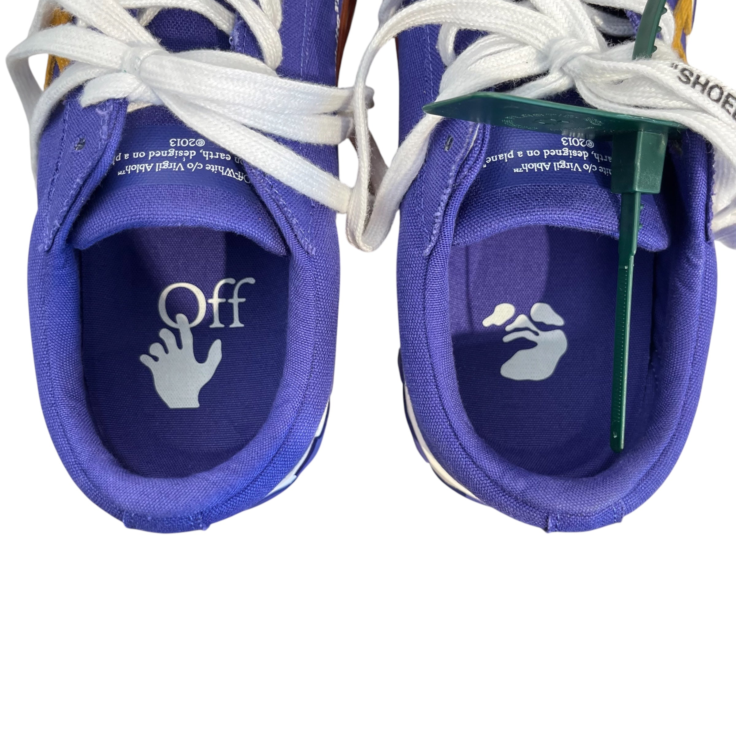 OFF-WHITE/Low-Sneakers/EU 42/Leather/PPL/vulc sneaker view 3