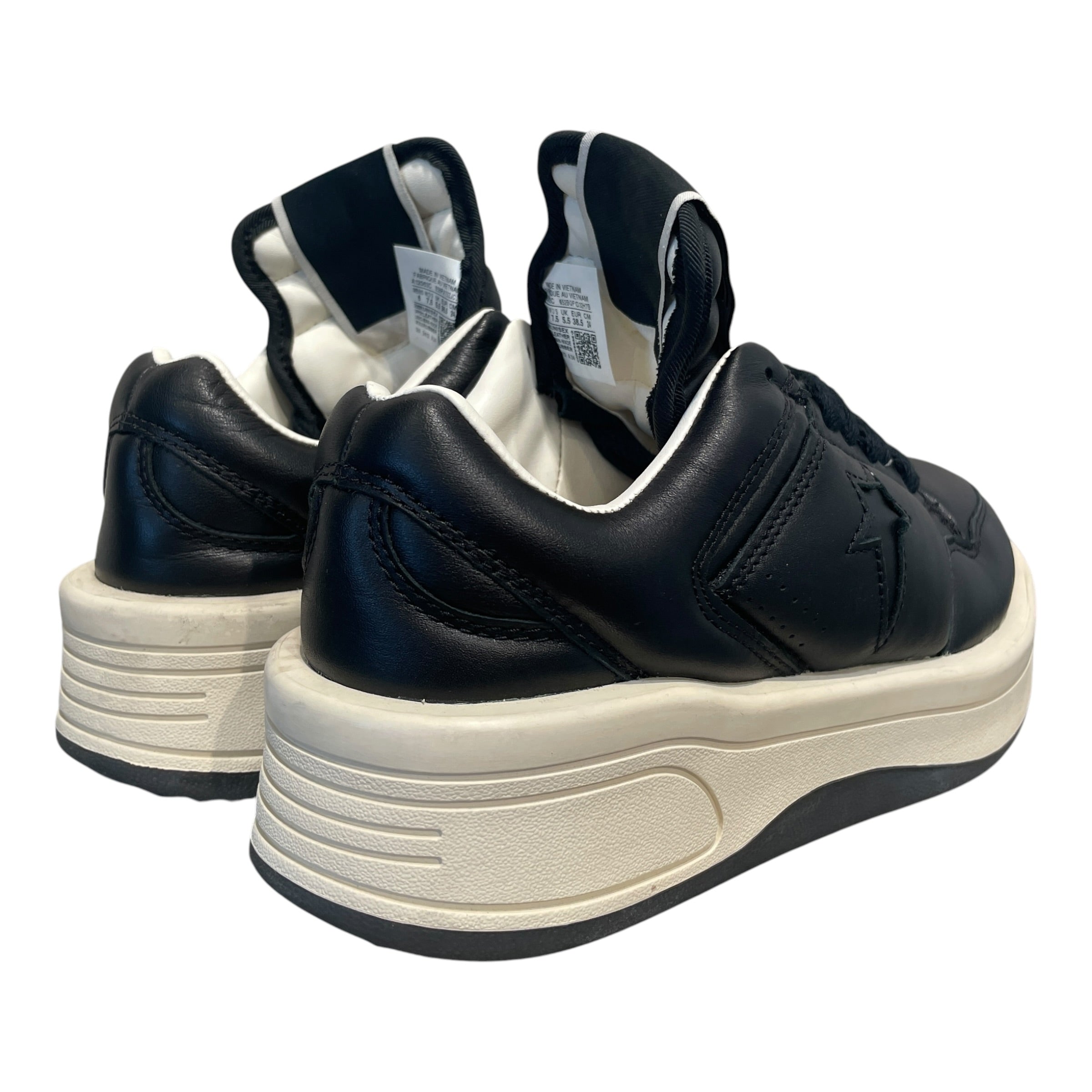 CONVERSE/Rick Owens/Shoes/US 6/Leather/BLK/Rickowens Converse view 2