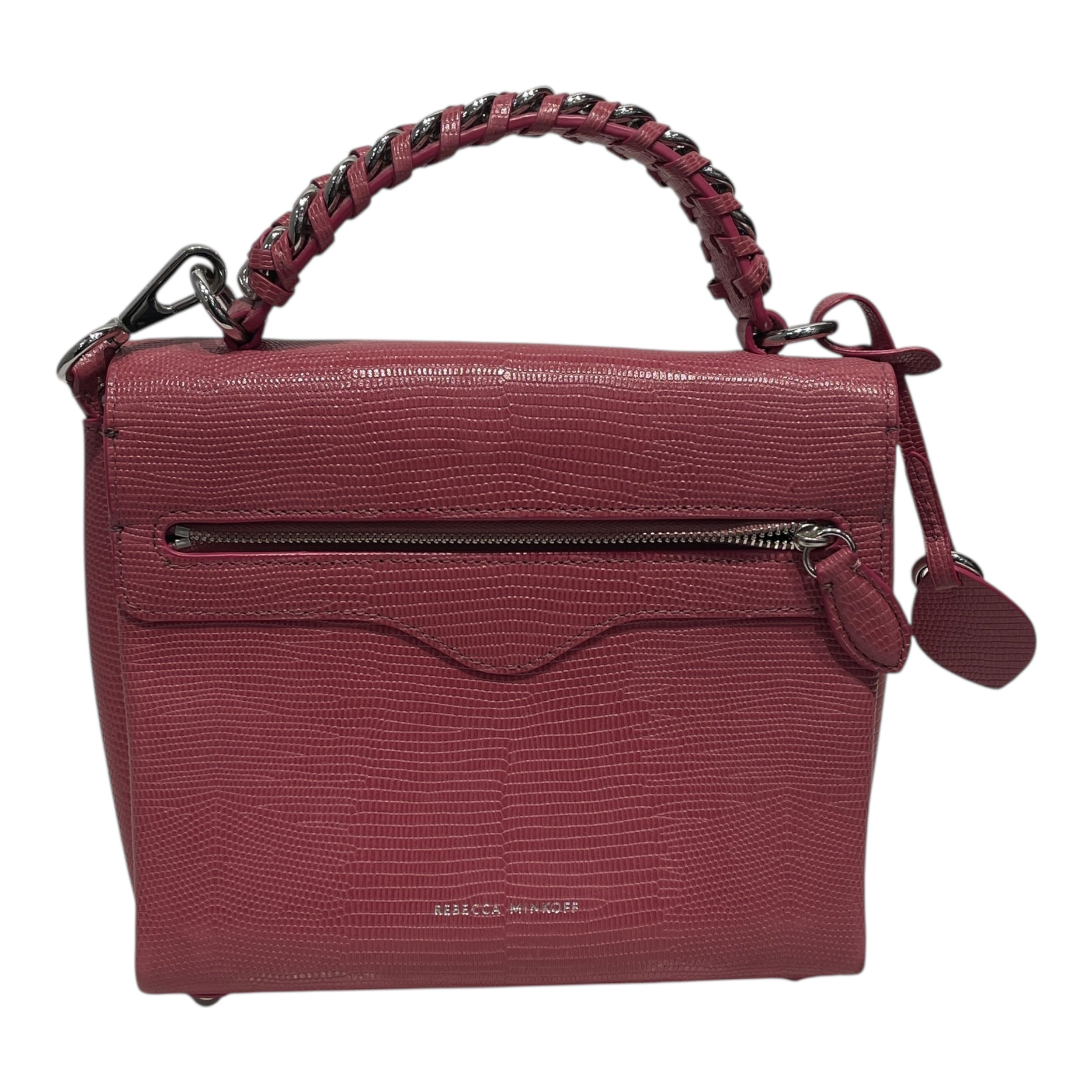 REBECCA MINKOFF/Tote Bag/Leather/PNK/SATCHEL CROC view 2