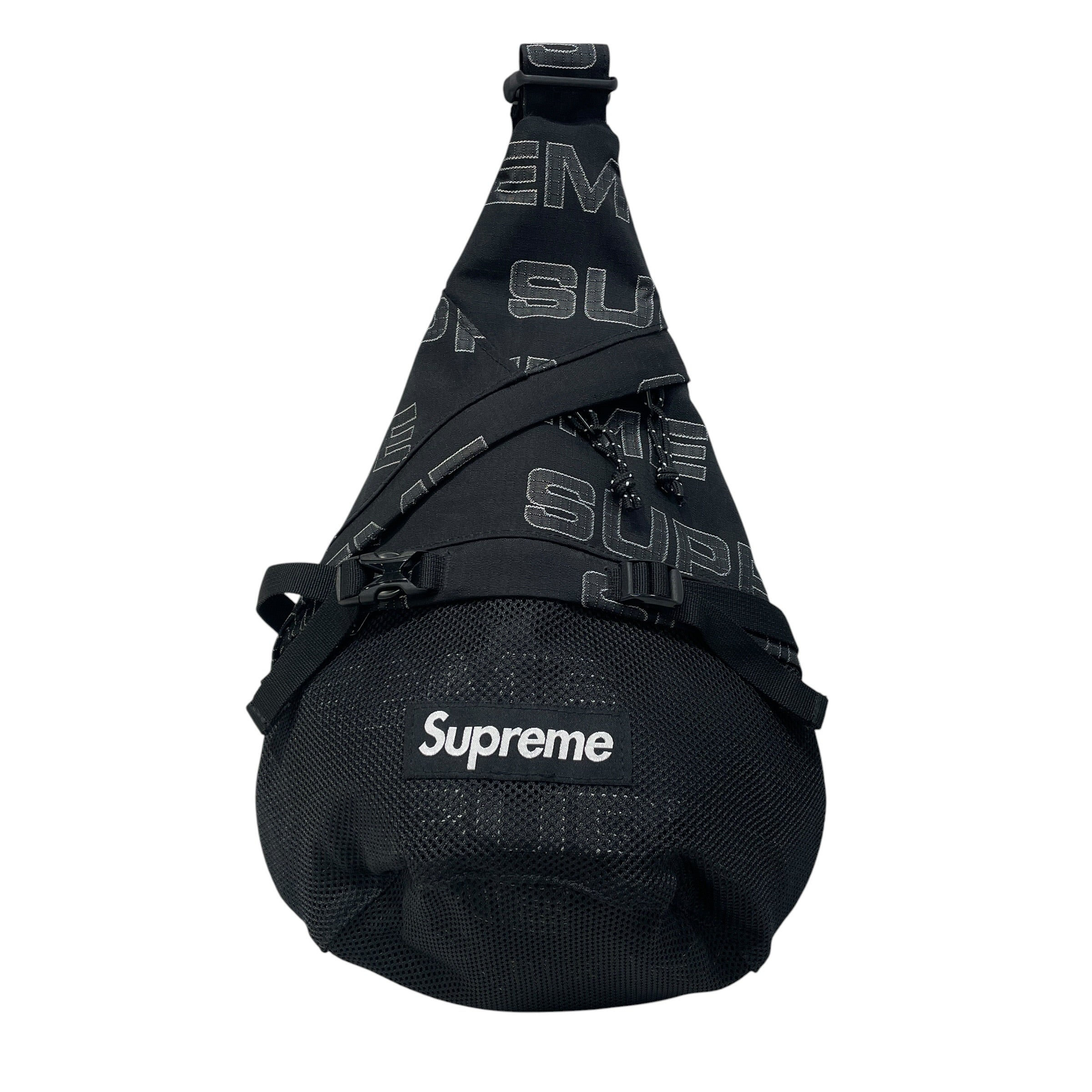 Supreme/Cross Body Bag/Monogram/Nylon/BLK/Sling Bag view 1
