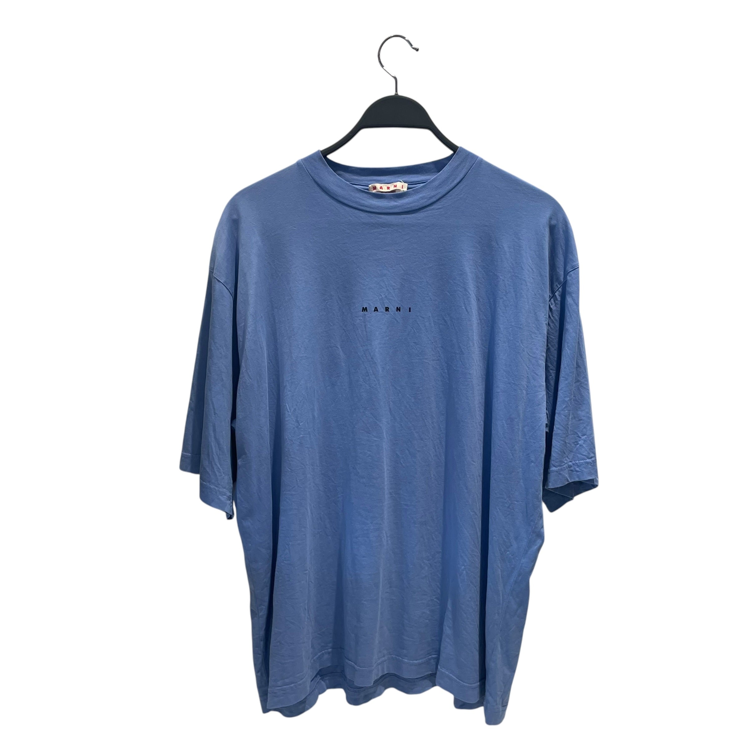 MARNI/T-Shirt/52/Cotton/BLU/Graphic/chest logo view 1
