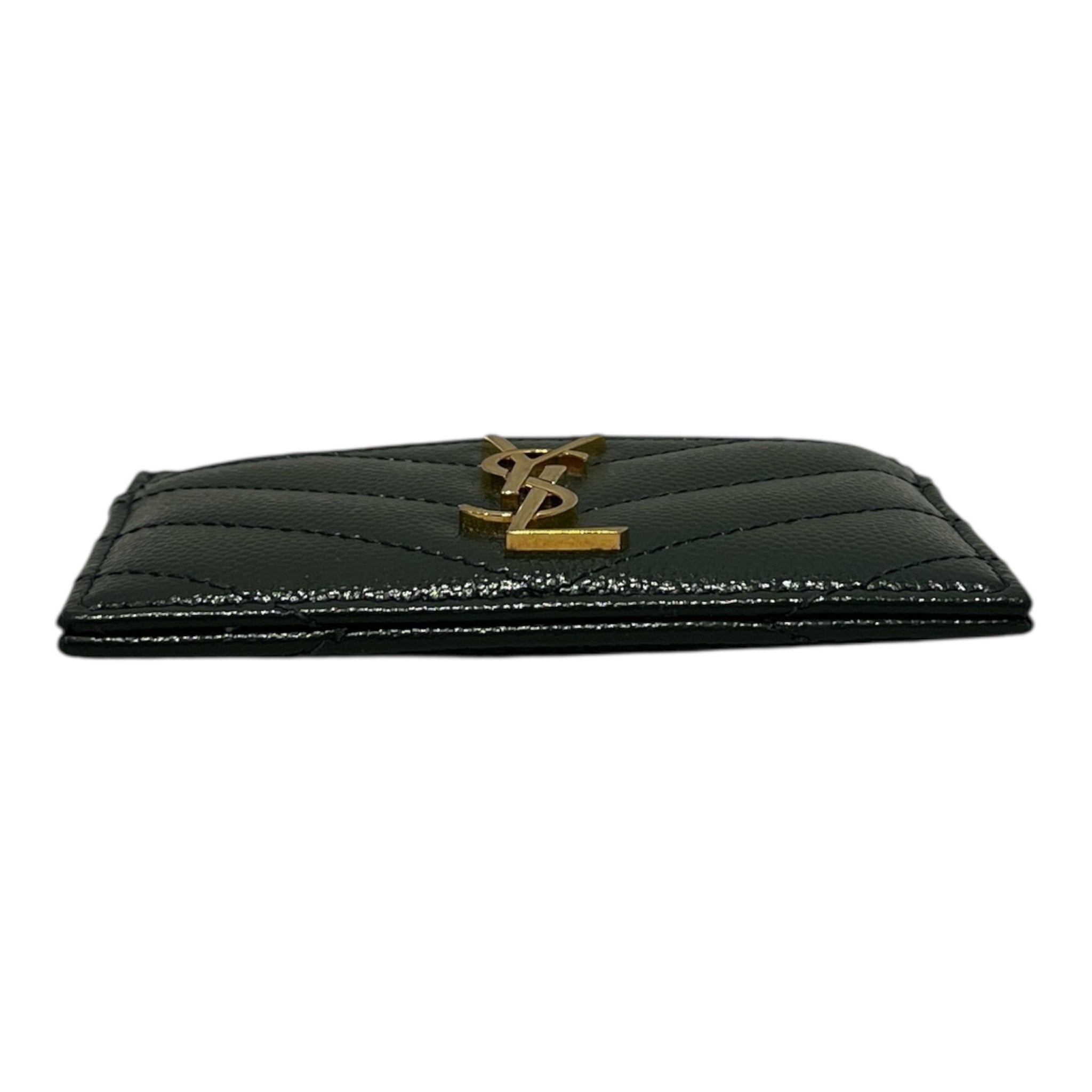 YVES SAINT LAURENT/Card Case/Leather/GRN/ view 3