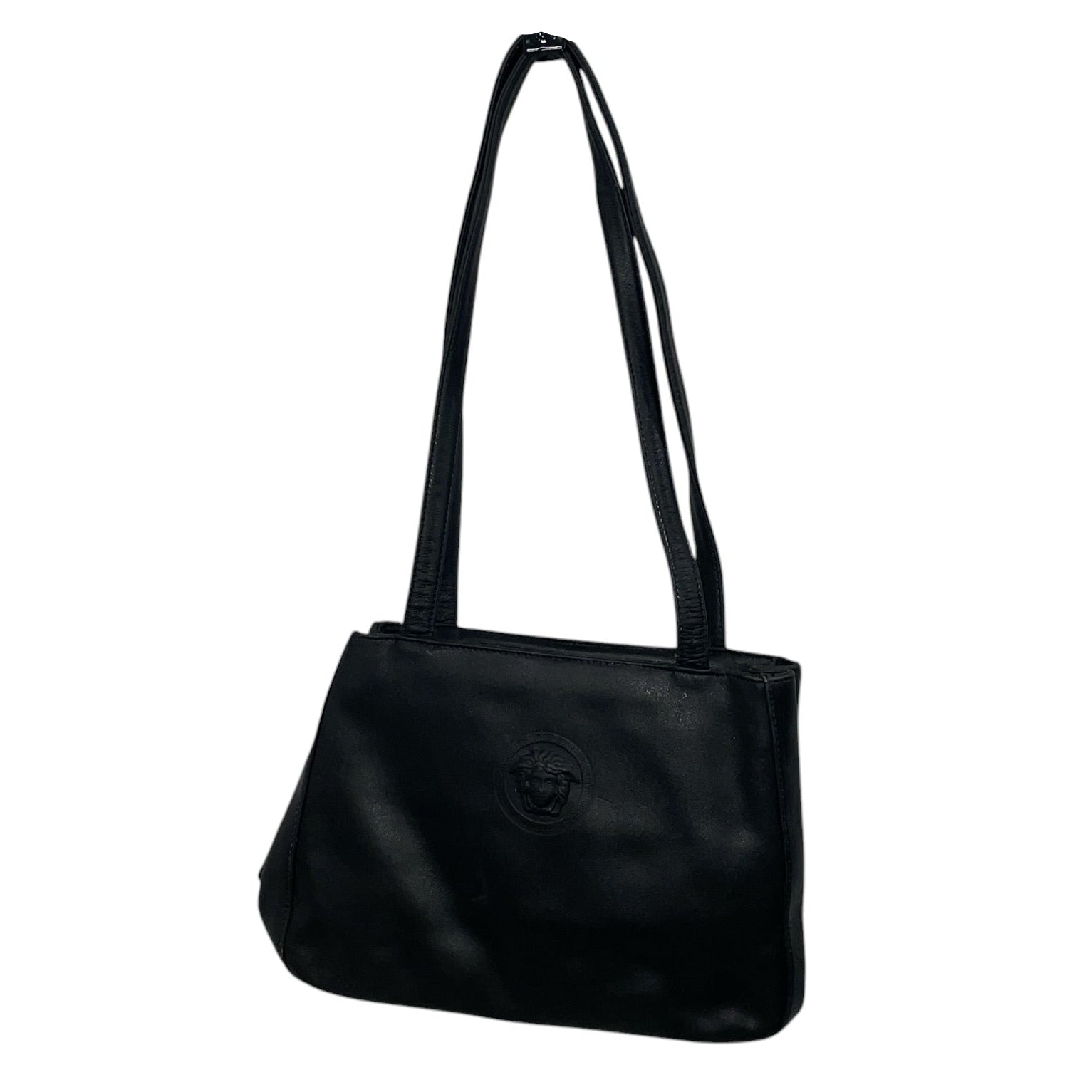 GIANNI VERSACE/Tote Bag/Leather/BLK/ view 1