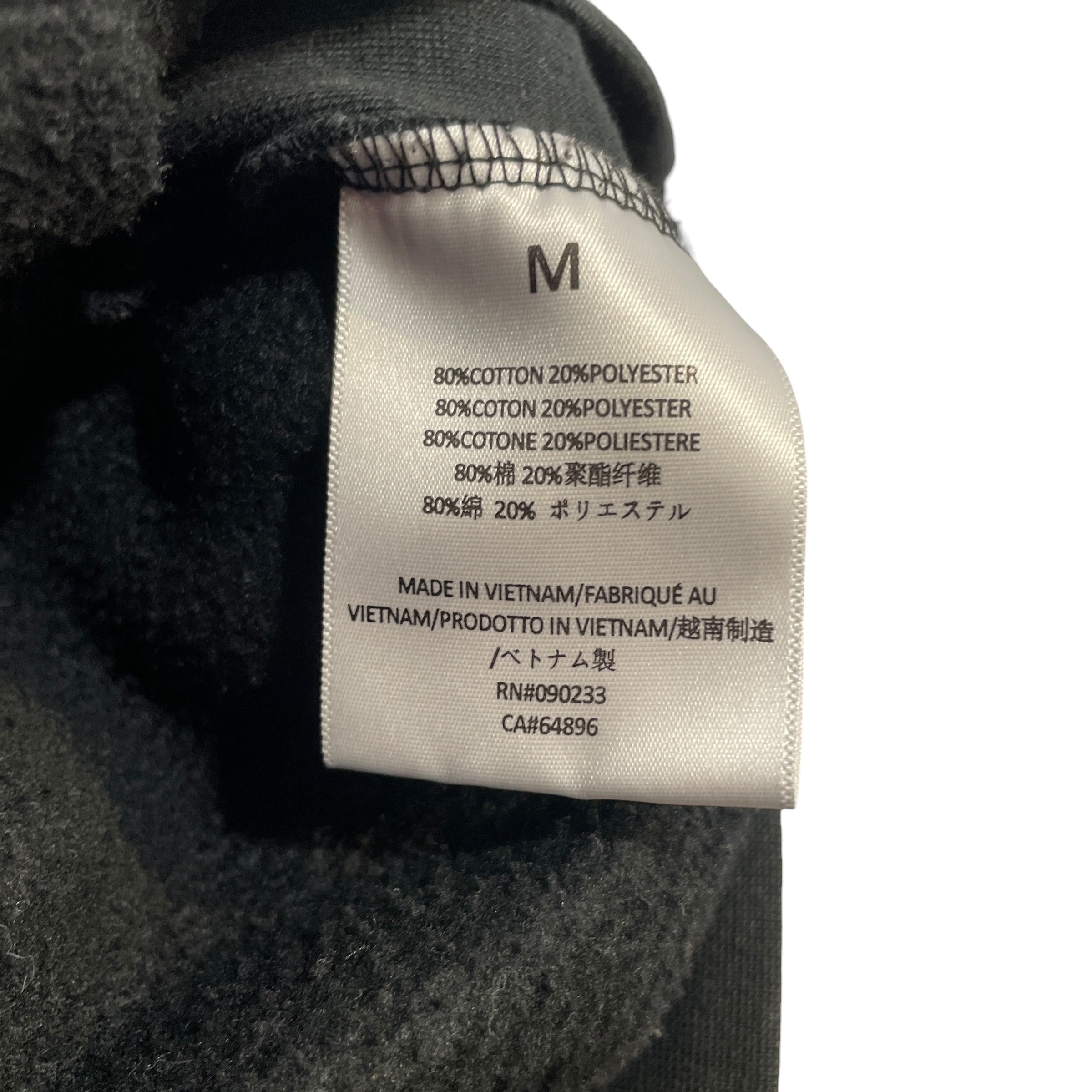 FOG ESSENTIALS/Hoodie/M/Cotton/BLK/ view 4