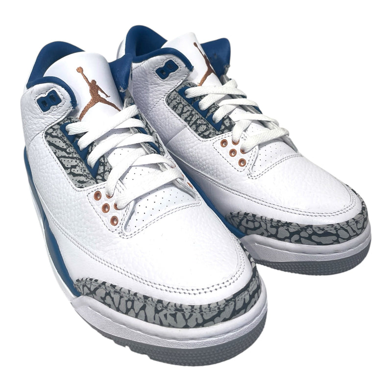 NIKE/Hi-Sneakers/US 7/Leather/BLU/Jordan 3 Washington Wizards