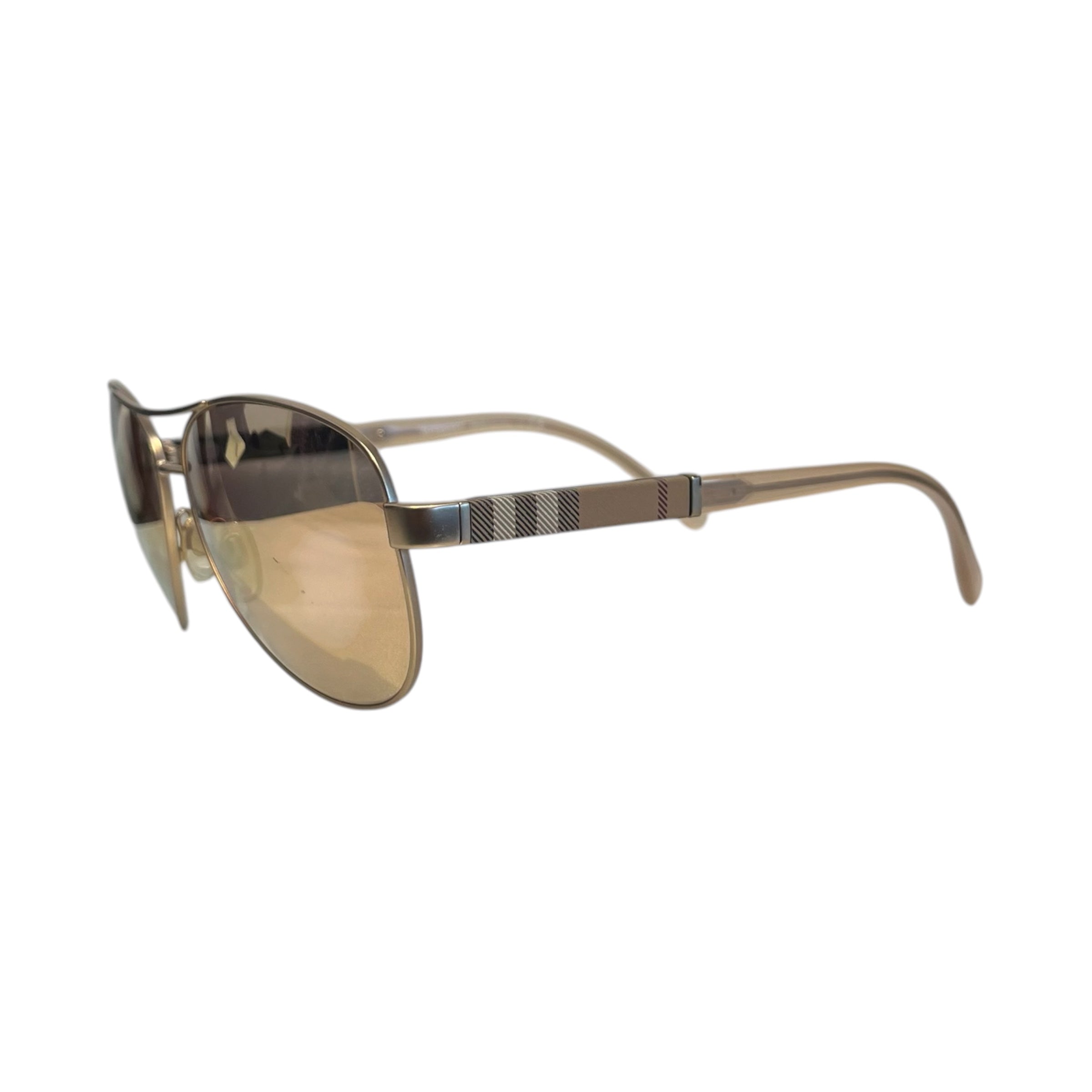 BURBERRY/Sunglasses/Metal/GLD/ view 2