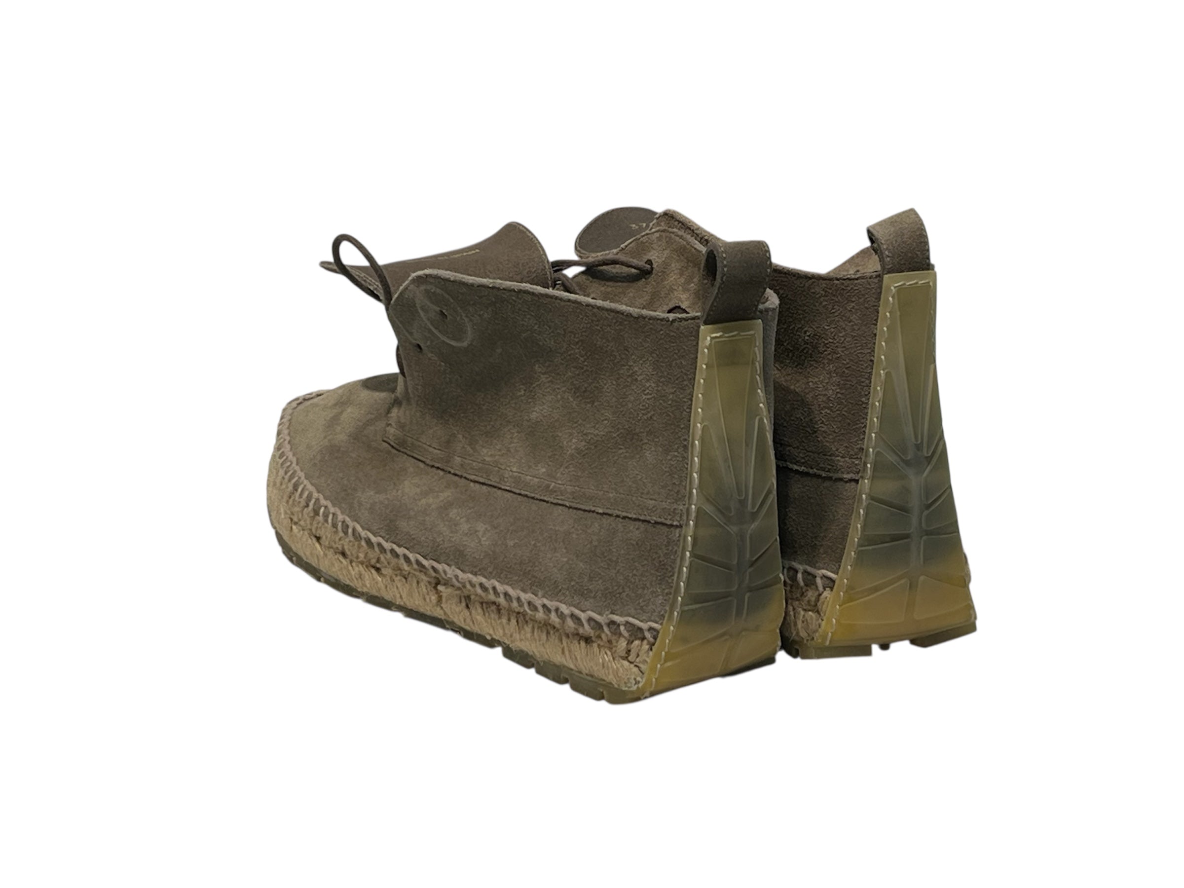 BALENCIAGA/Lace Up Boots/EU 40/Suede/CML/ESPADRILLE view 2