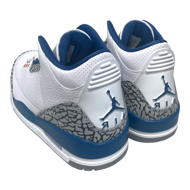 NIKE/Hi-Sneakers/US 7/Leather/BLU/Jordan 3 Washington Wizards