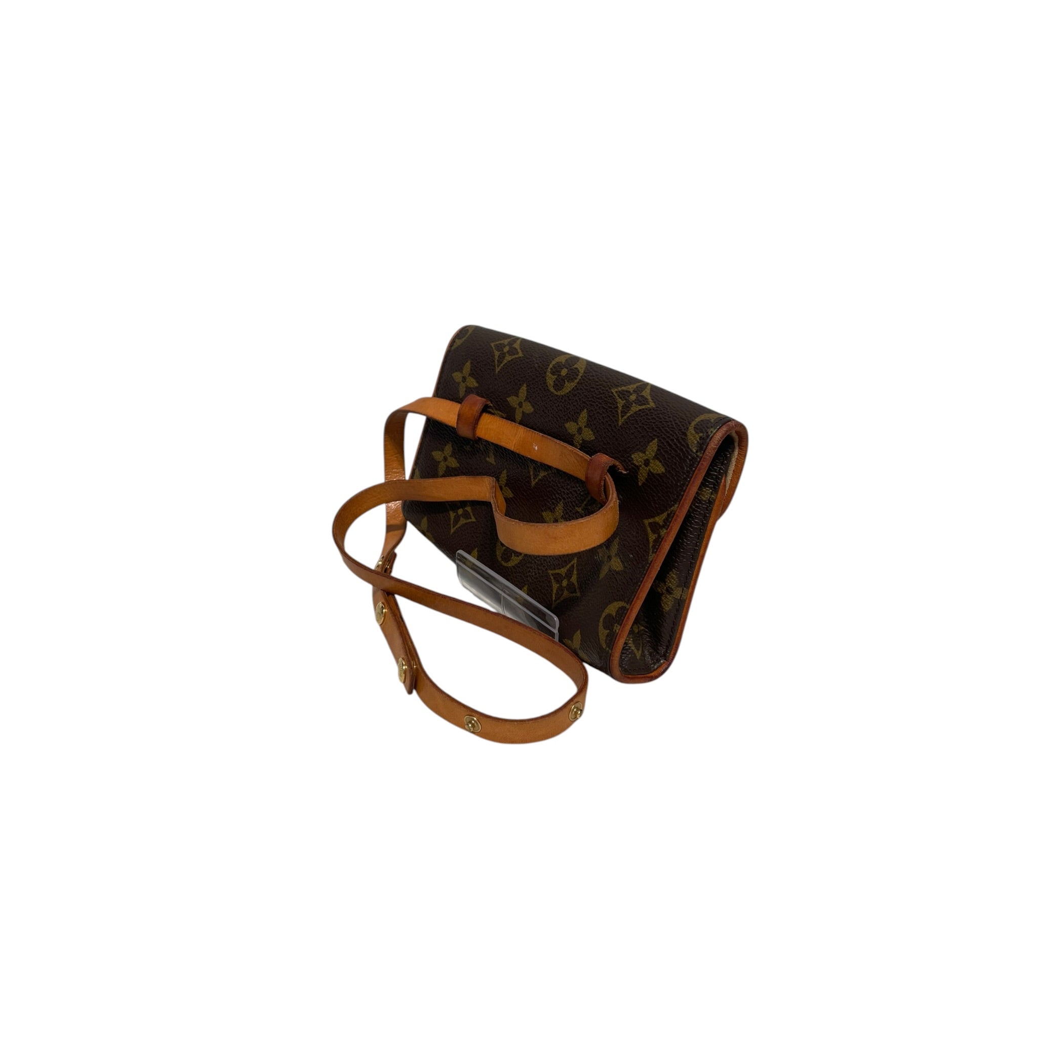 LOUIS VUITTON/Fanny Pack/Monogram/Leather/BRW/florentine belt bag view 2