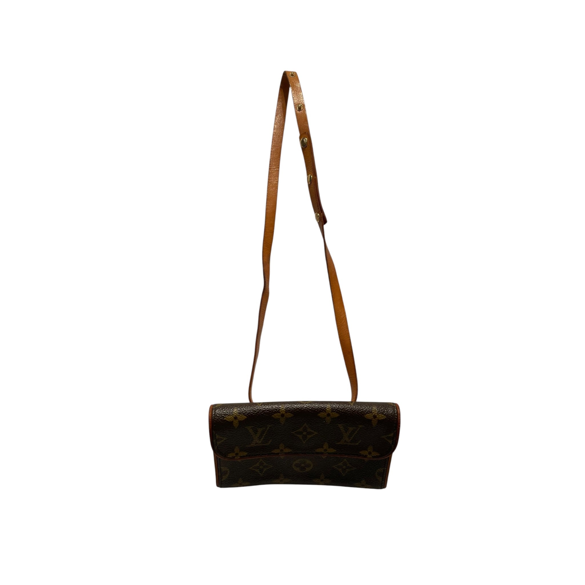 LOUIS VUITTON/Fanny Pack/Monogram/Leather/BRW/florentine belt bag view 6
