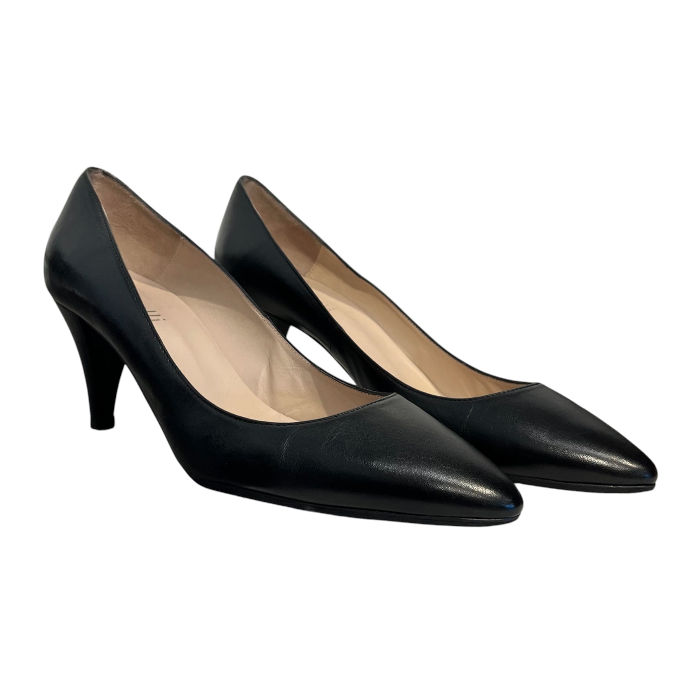 MINELLI/Heels/US 7/Leather/BLK/ view 1
