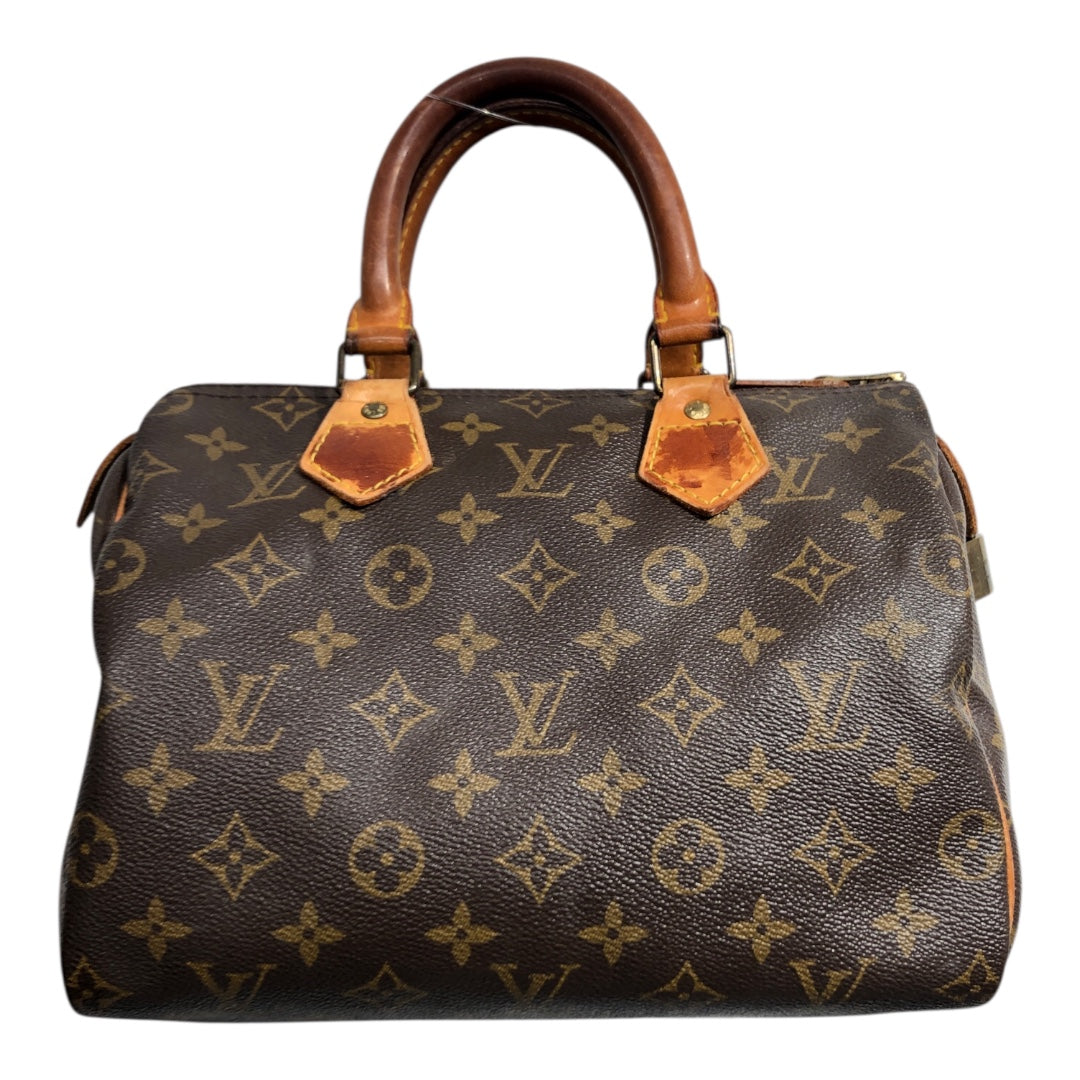 LOUIS VUITTON/Hand Bag/Monogram/Leather/BRW/Monogram Handbag view 1