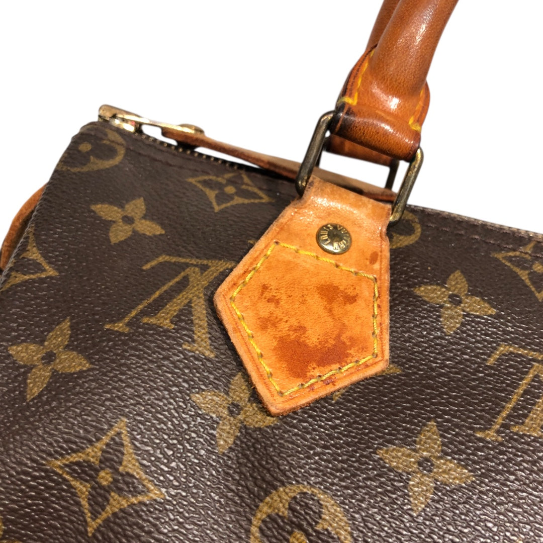 LOUIS VUITTON/Hand Bag/Monogram/Leather/BRW/Monogram Handbag view 3