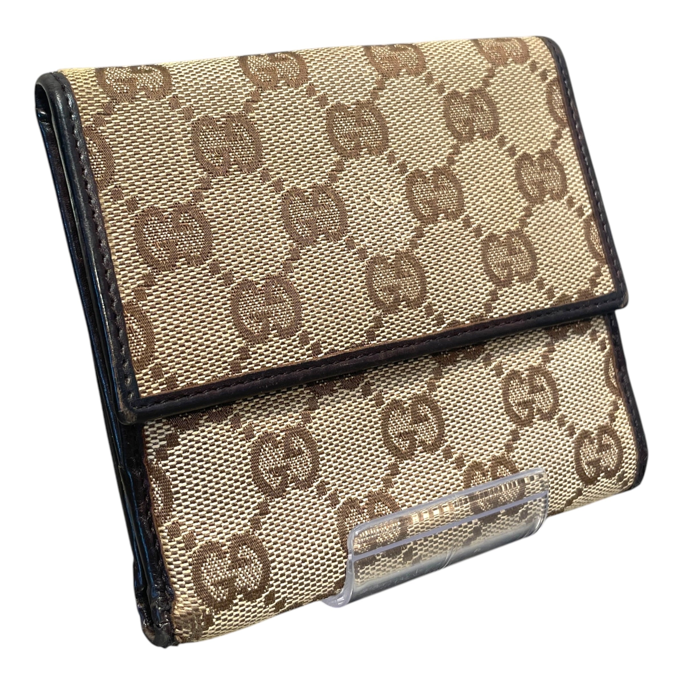 GUCCI/Bag/Monogram/Cotton/CML/Horsebit Compact Wallet view 2