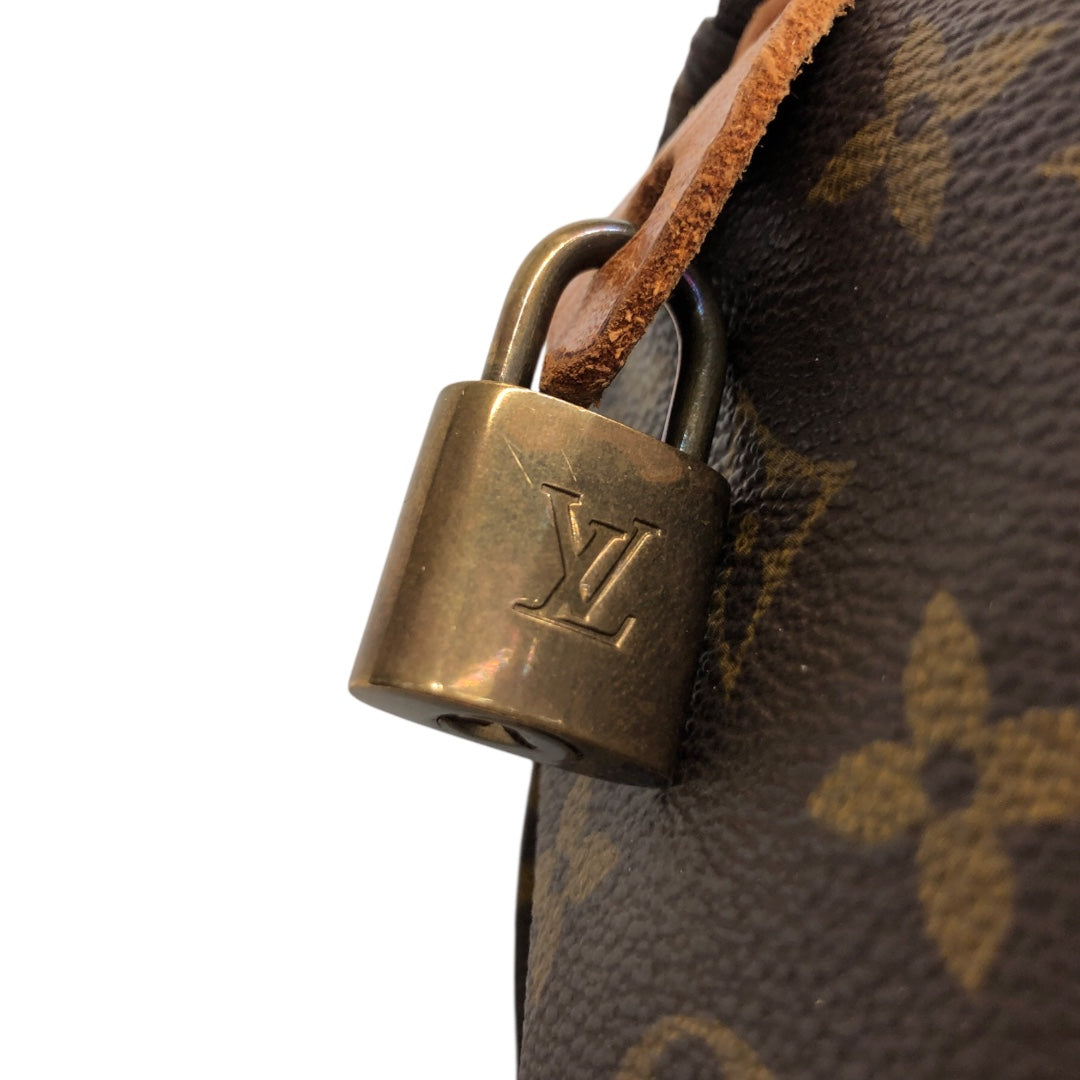 LOUIS VUITTON/Hand Bag/Monogram/Leather/BRW/Monogram Handbag view 4