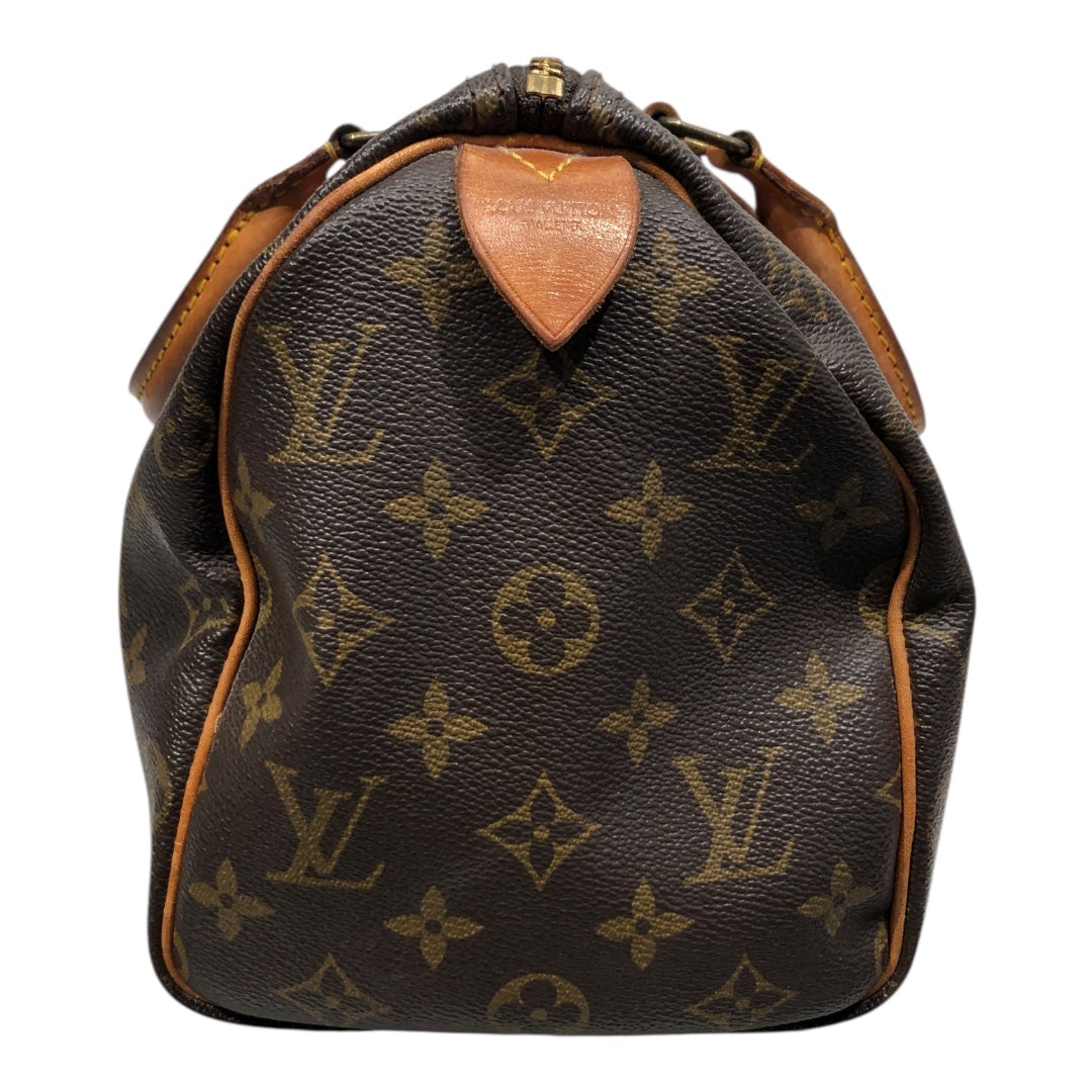 LOUIS VUITTON/Hand Bag/Monogram/Leather/BRW/Monogram Handbag view 6