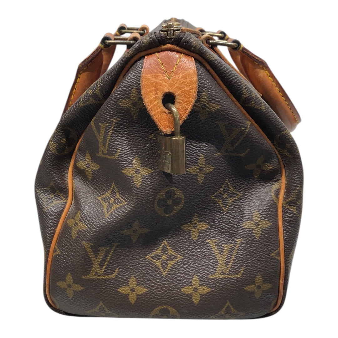 LOUIS VUITTON/Hand Bag/Monogram/Leather/BRW/Monogram Handbag view 7