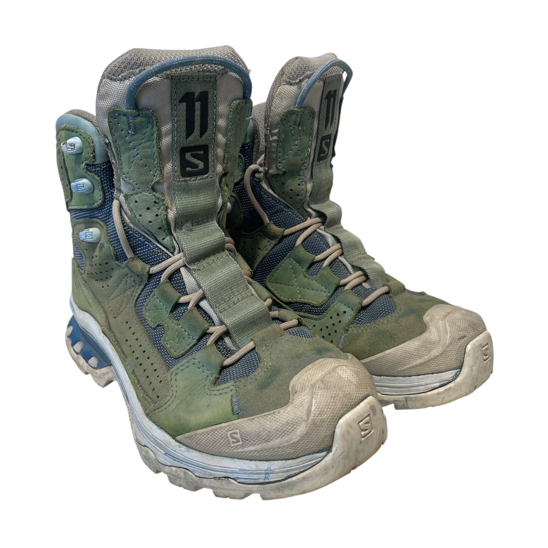 11 By Boris Bidjan Saberi/Hi-Sneakers/US 7/GRN/ view 1