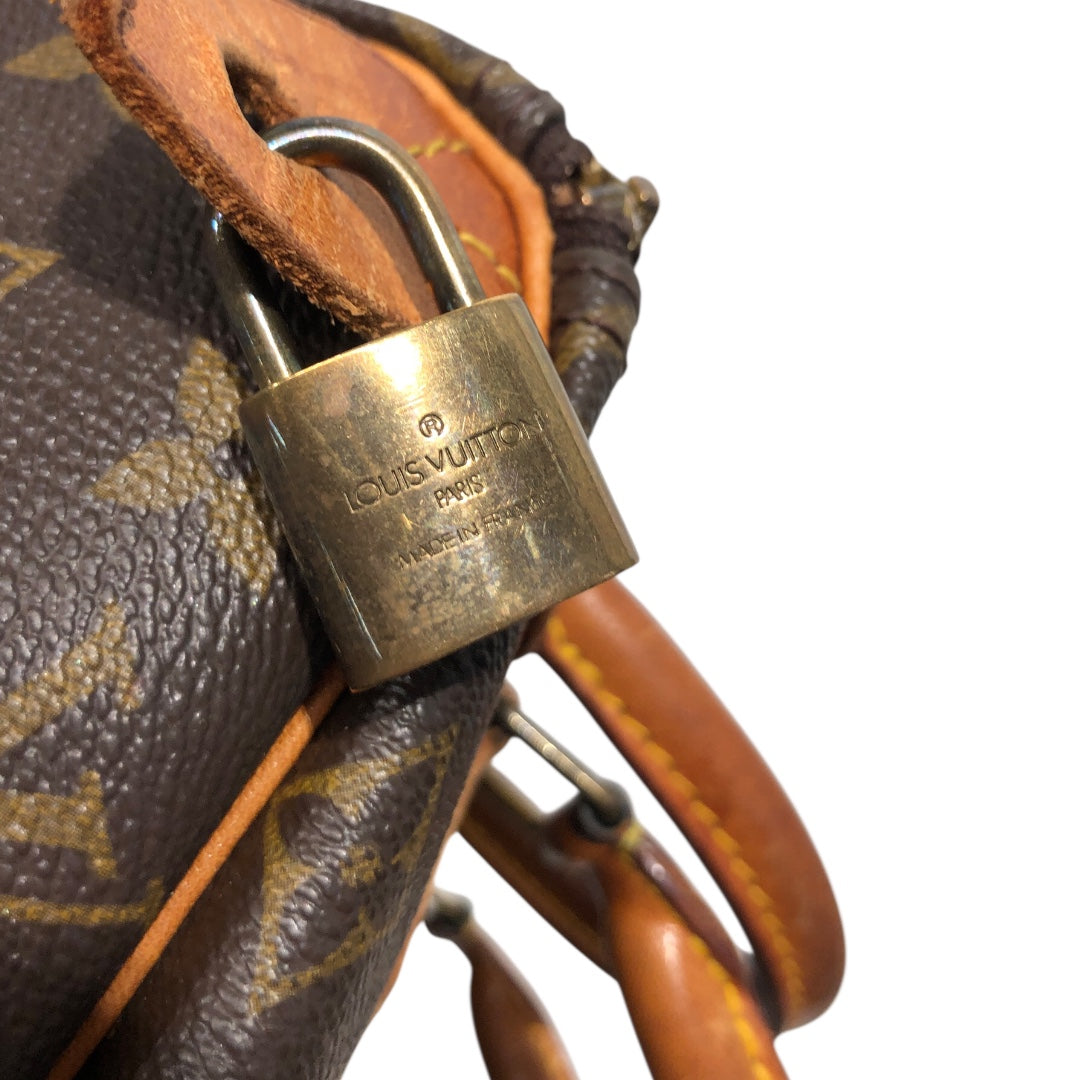 LOUIS VUITTON/Hand Bag/Monogram/Leather/BRW/Monogram Handbag view 9