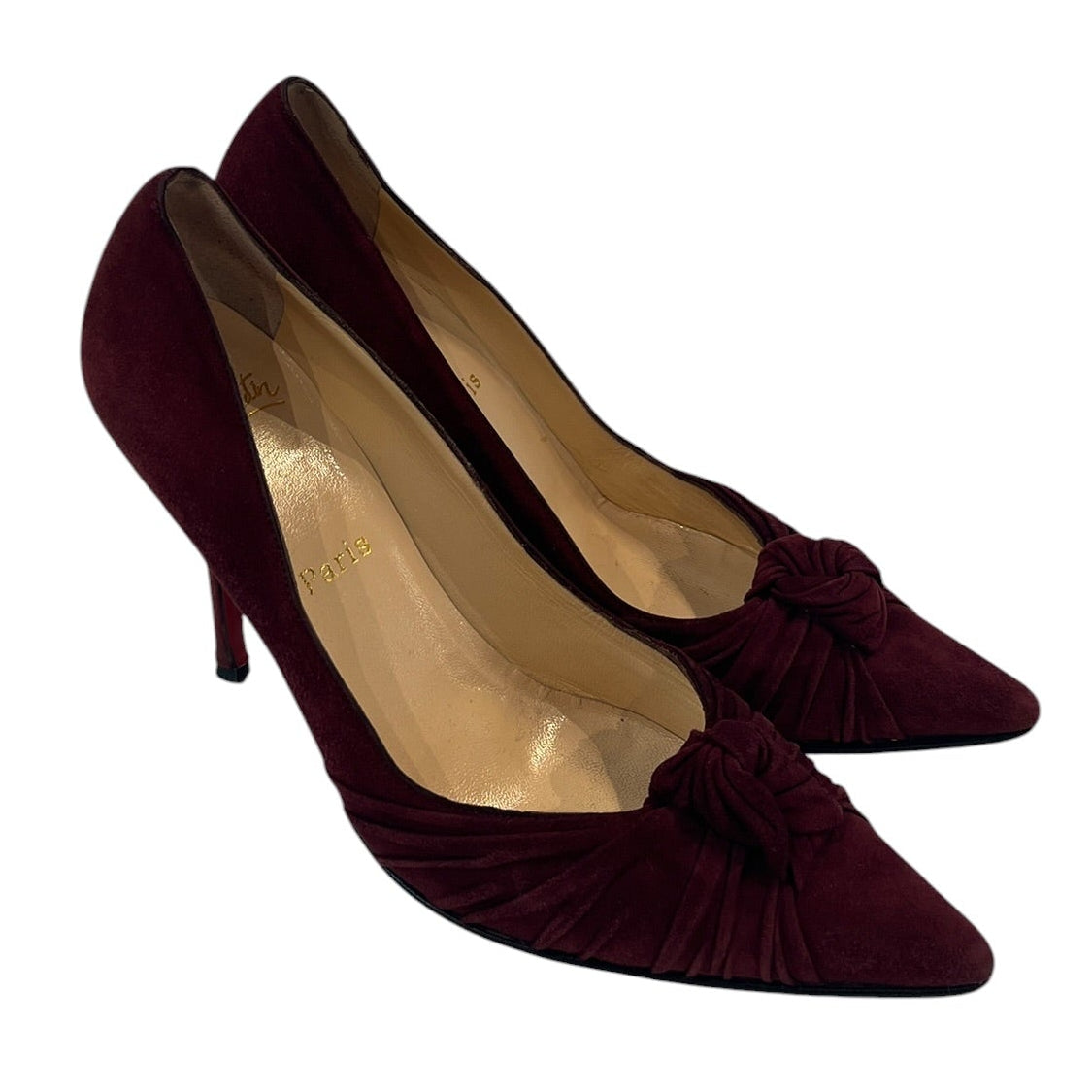 Christian Louboutin/Heels/EU 39.5/BRD/GREISSIMO RUCHED PUMP view 1