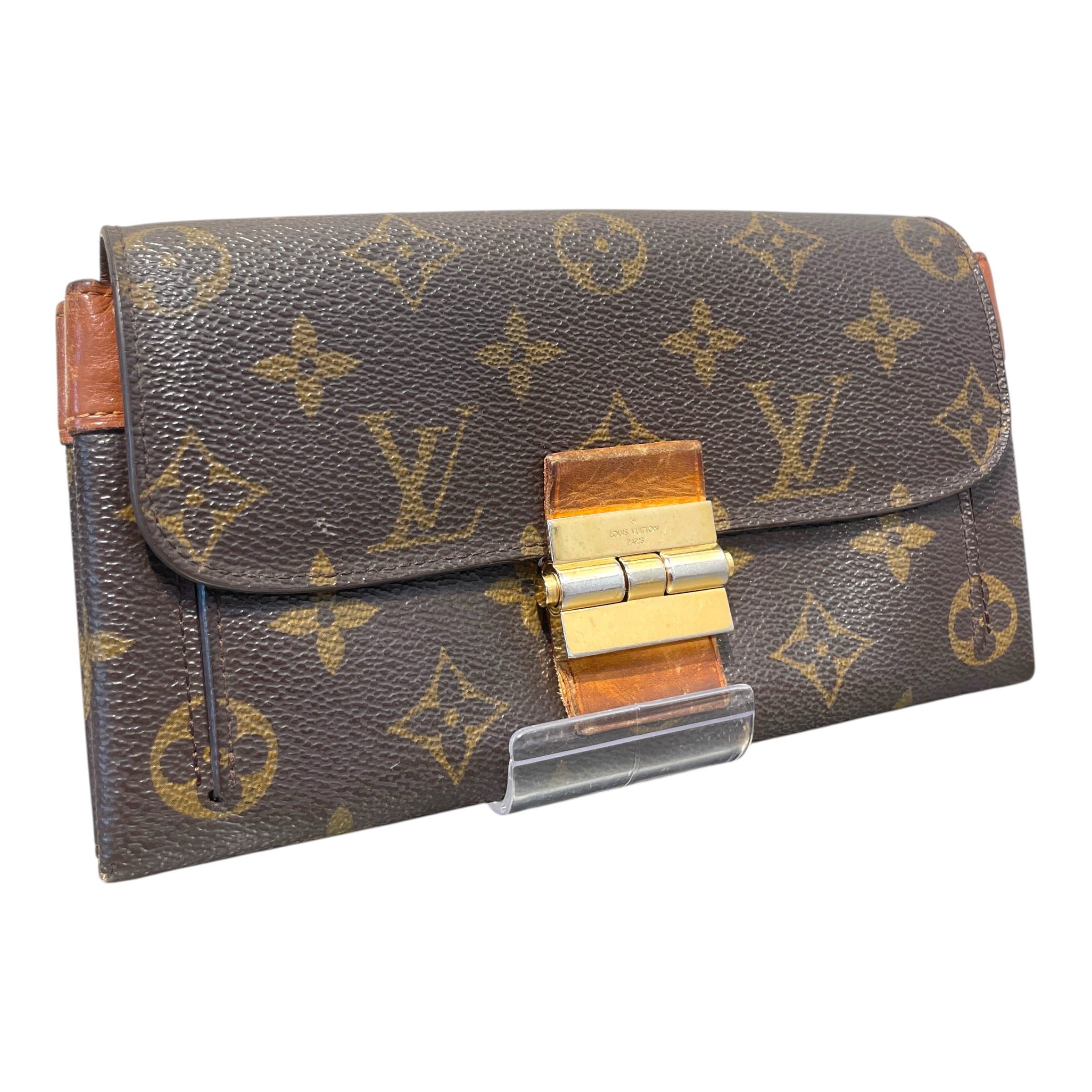 LOUIS VUITTON/Wallet/Monogram/Leather/BRW/Elyse WAllet view 1