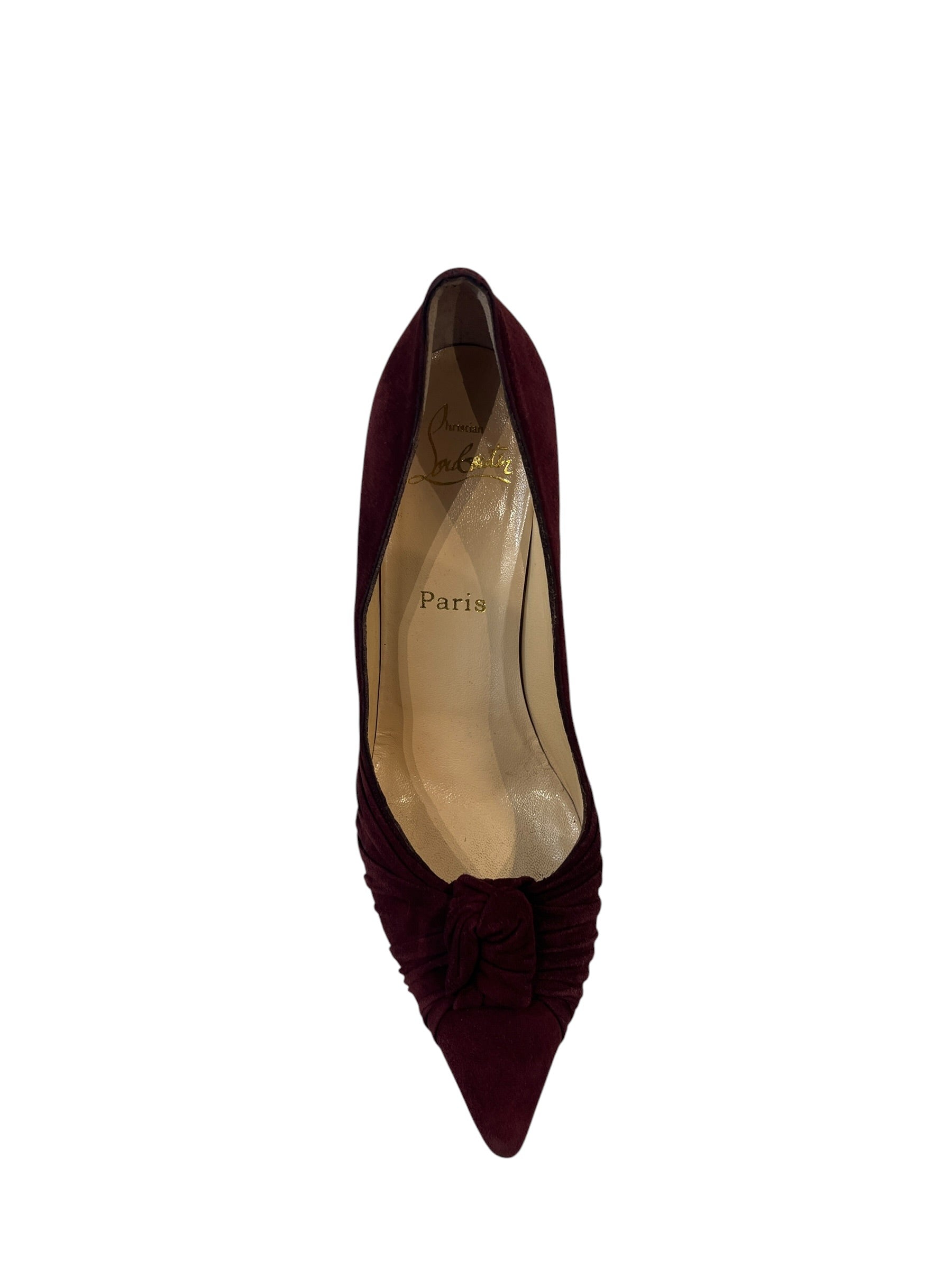 Christian Louboutin/Heels/EU 39.5/BRD/GREISSIMO RUCHED PUMP view 2