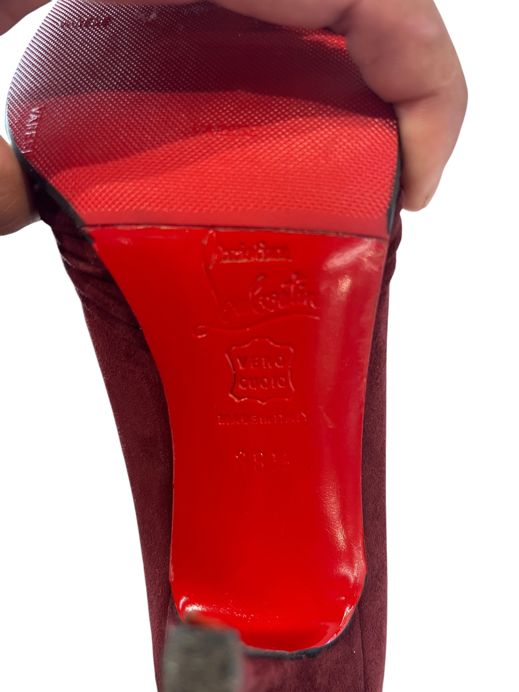 Christian Louboutin/Heels/EU 39.5/BRD/GREISSIMO RUCHED PUMP view 4