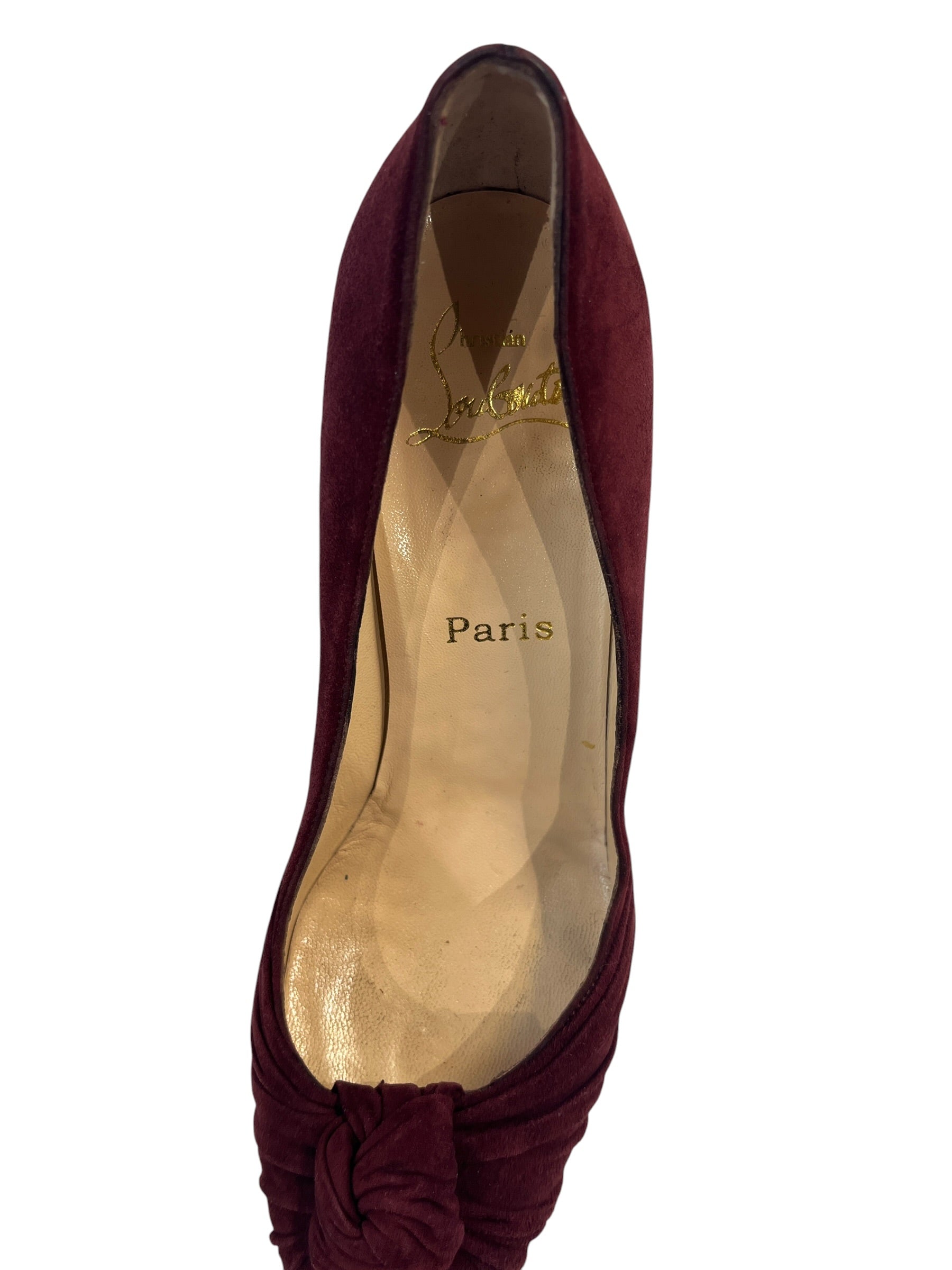 Christian Louboutin/Heels/EU 39.5/BRD/GREISSIMO RUCHED PUMP view 5