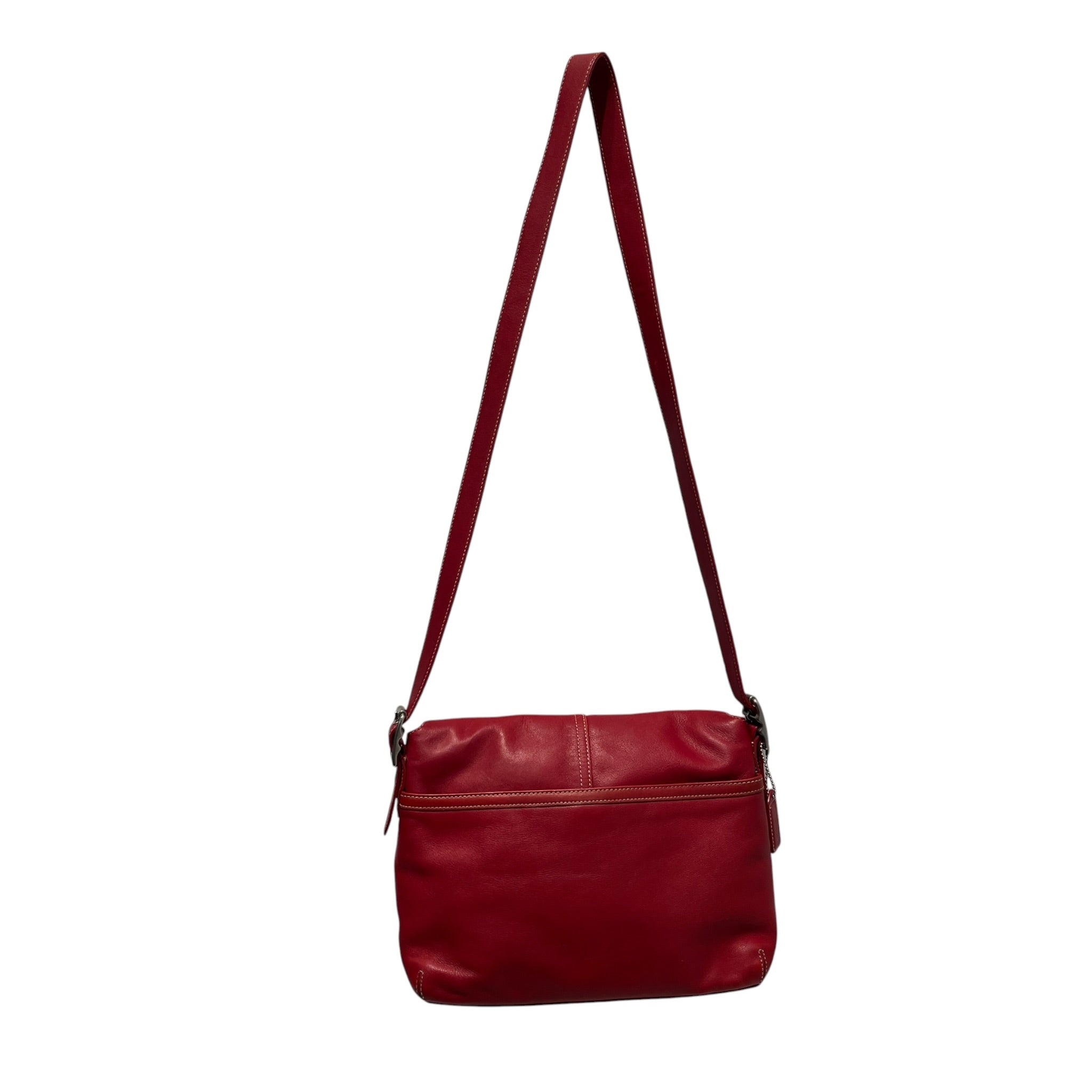 COACH/Bag/Leather/RED/redc flap 9570 view 2