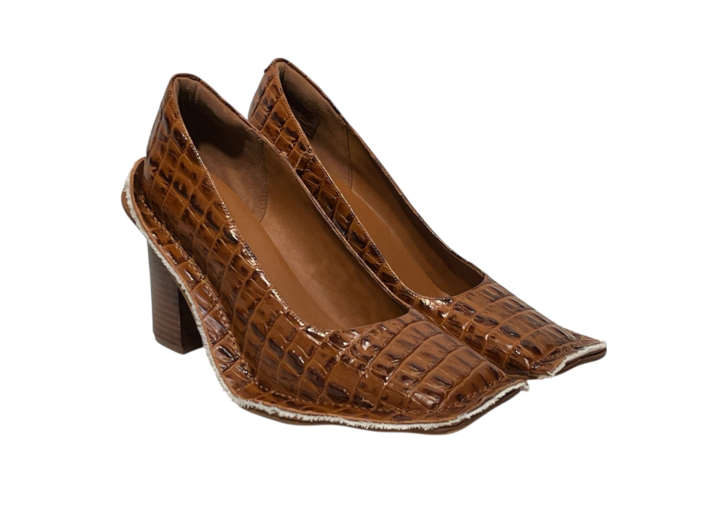 MARTINE ROSE/Clarks/Heels/US 10/Animal Pattern/Leather/BRW/ view 1