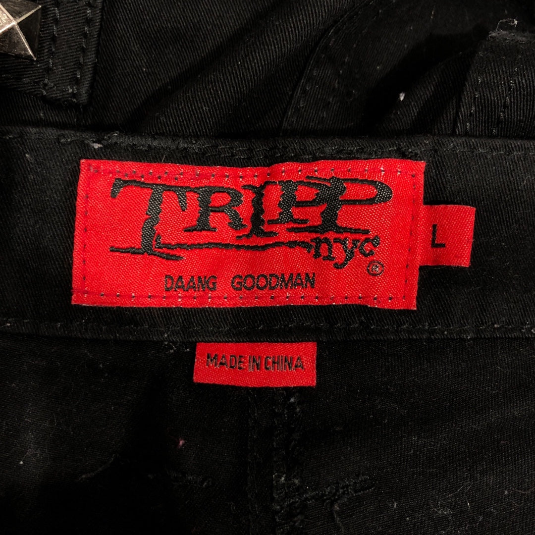 TRIPP NYC/Bottoms/L/Denim/BLK/Cutoff w/ SKulls view 4
