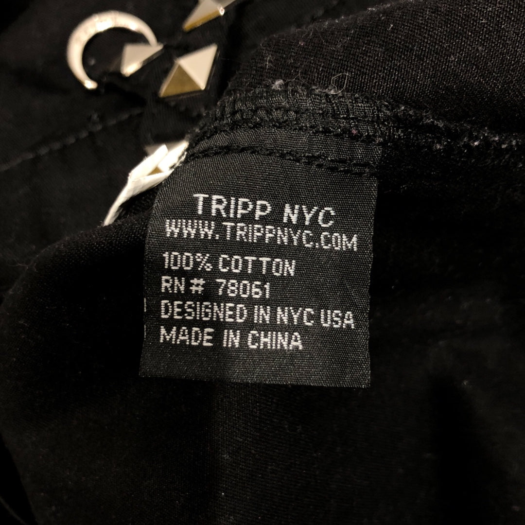 TRIPP NYC/Bottoms/L/Denim/BLK/Cutoff w/ SKulls view 5