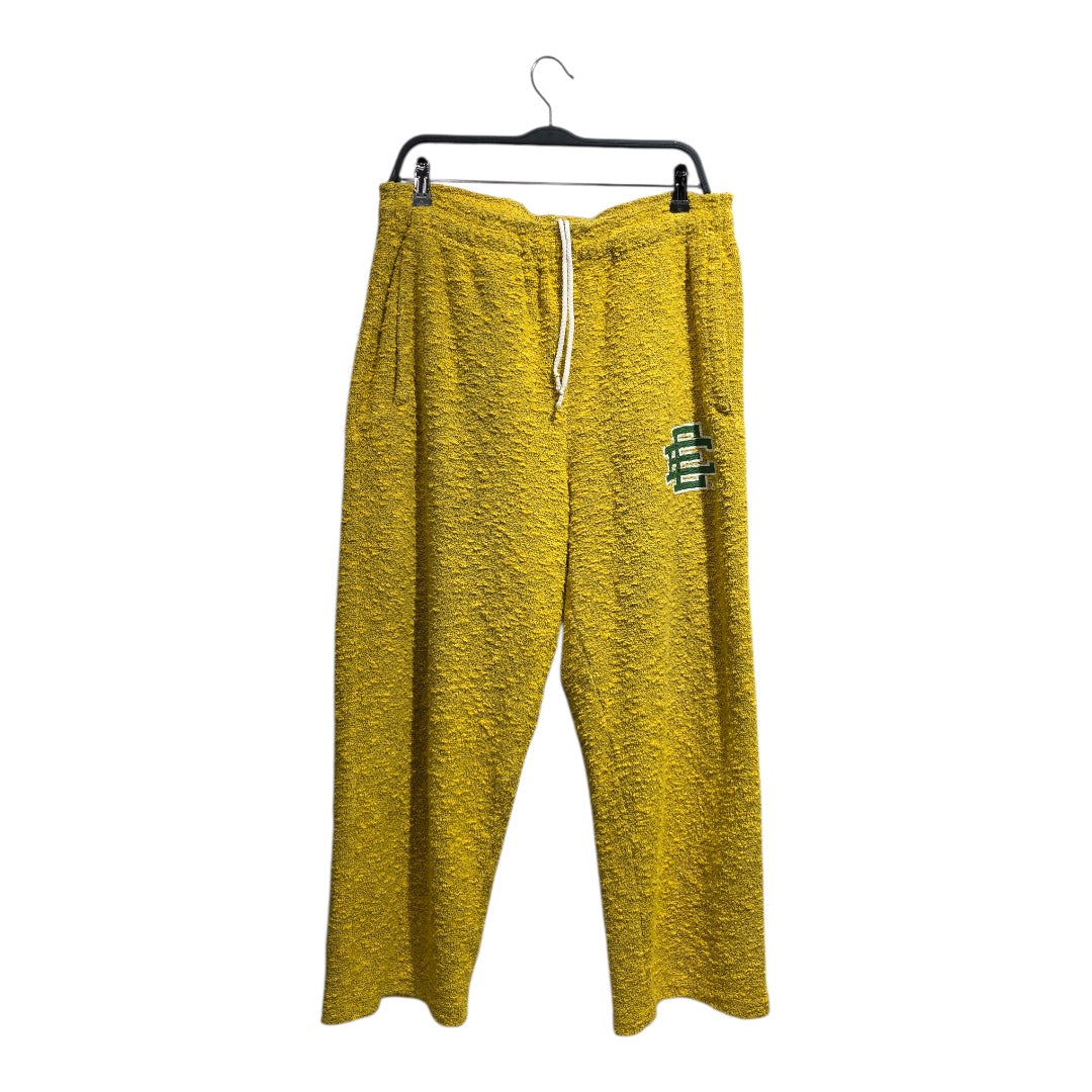 Eric Emanuel/Pants/XL/Cotton/YEL/green logo view 1