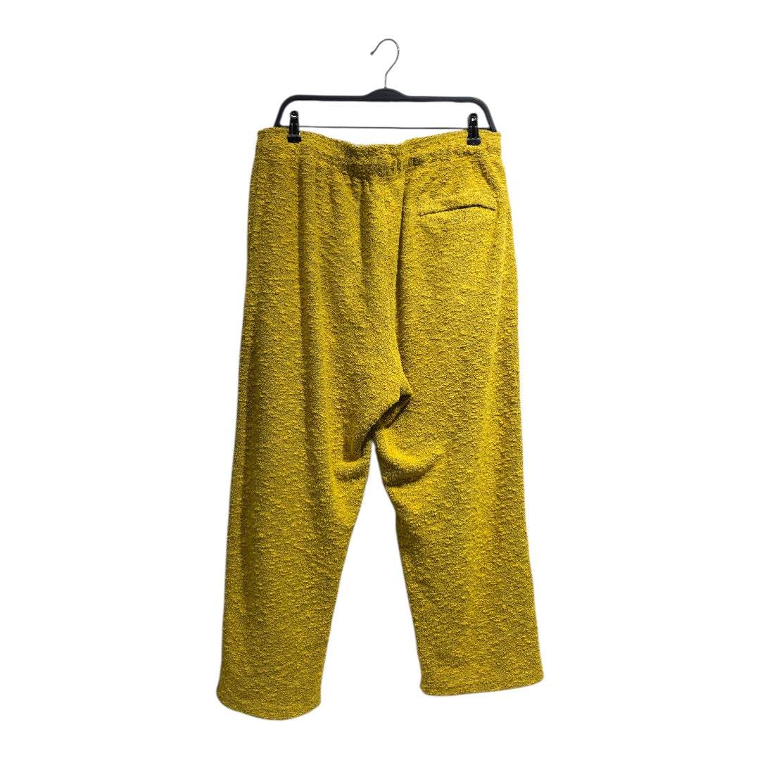 Eric Emanuel/Pants/XL/Cotton/YEL/green logo view 2