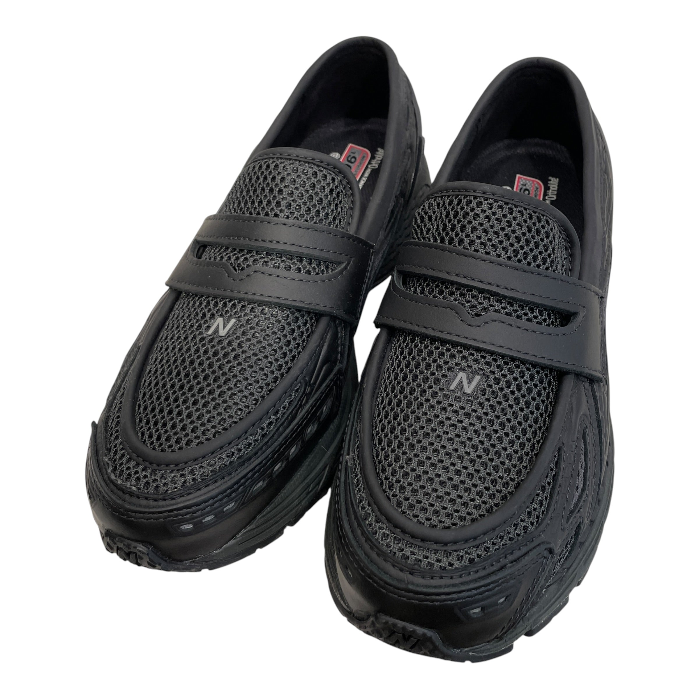 NEW BALANCE/Low-Sneakers/US 9.5/Polyester/BLK/SNEAKER LOAFER view 5