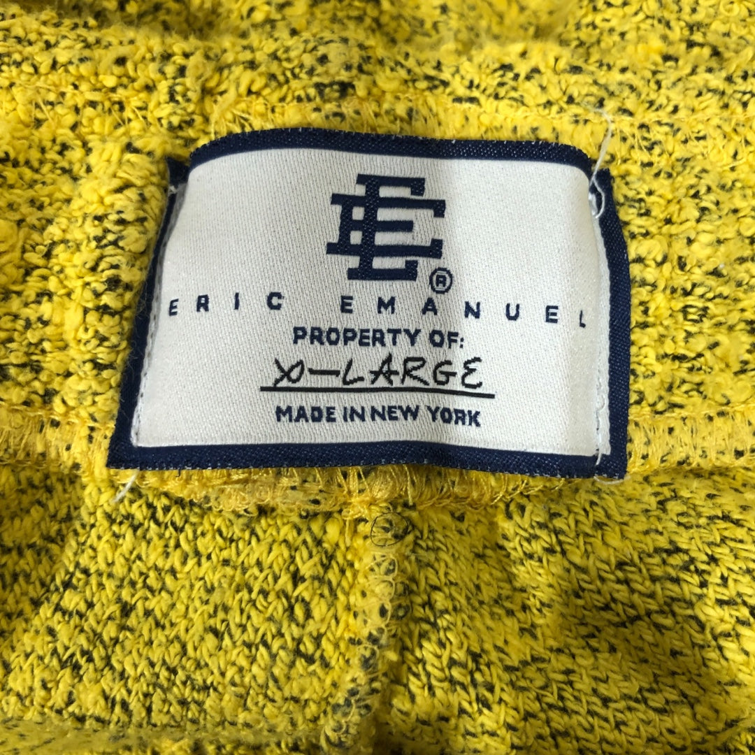 Eric Emanuel/Pants/XL/Cotton/YEL/green logo view 3