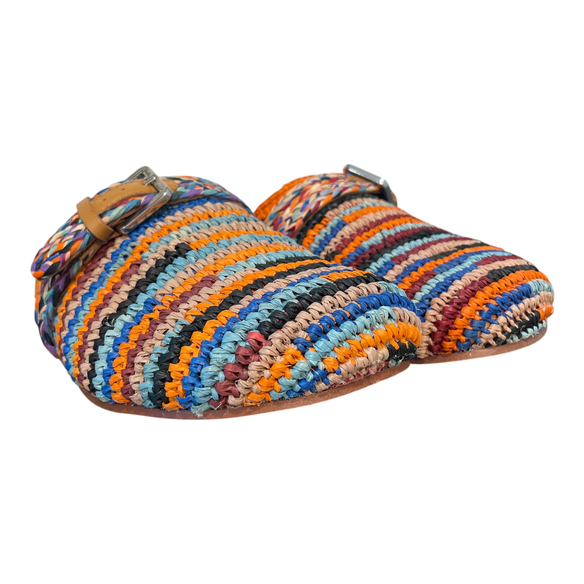 Robert Clergerie/Sandals/EU 38/Stripe/MLT/Sabot/ view 1