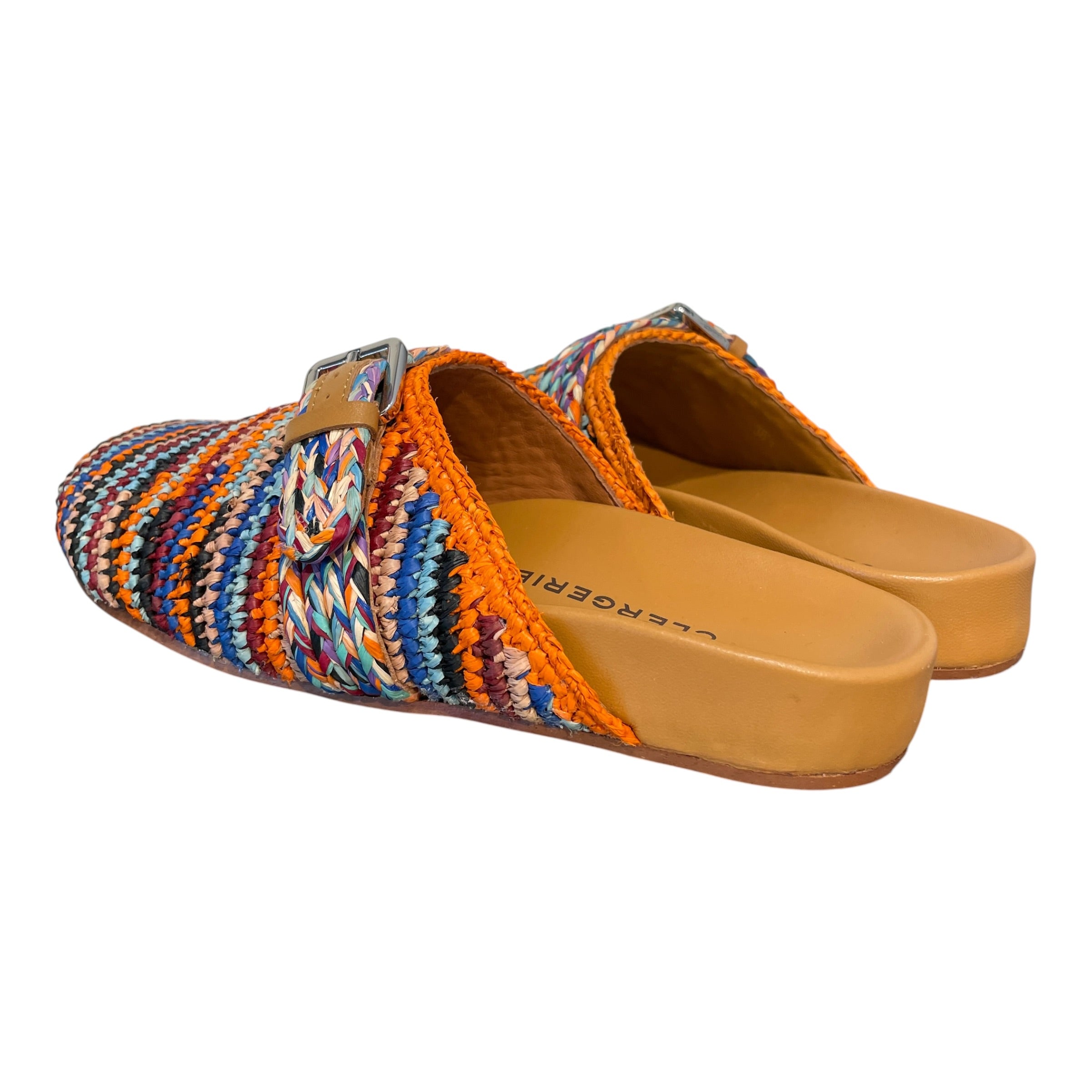 Robert Clergerie/Sandals/EU 38/Stripe/MLT/Sabot/ view 3