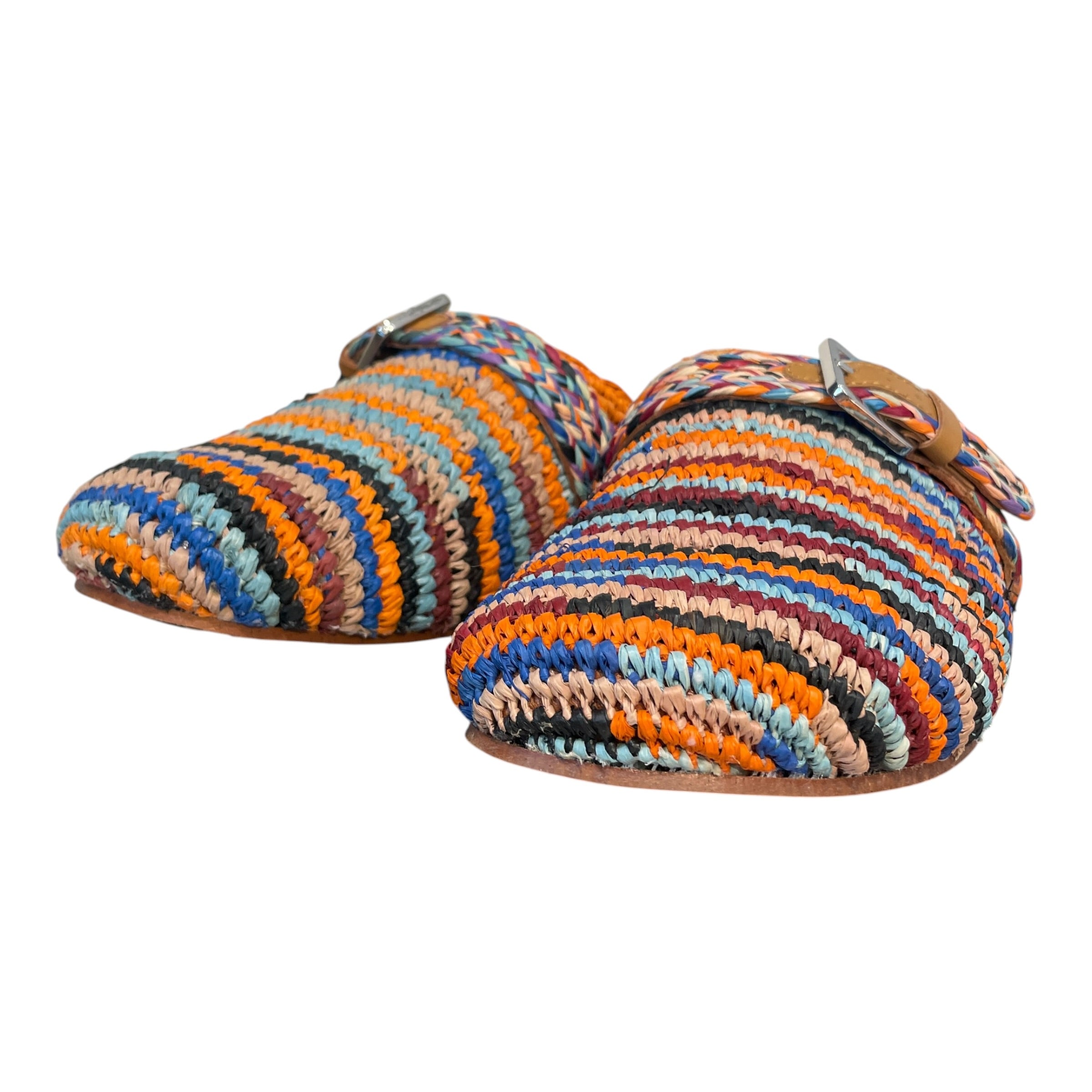 Robert Clergerie/Sandals/EU 38/Stripe/MLT/Sabot/ view 4
