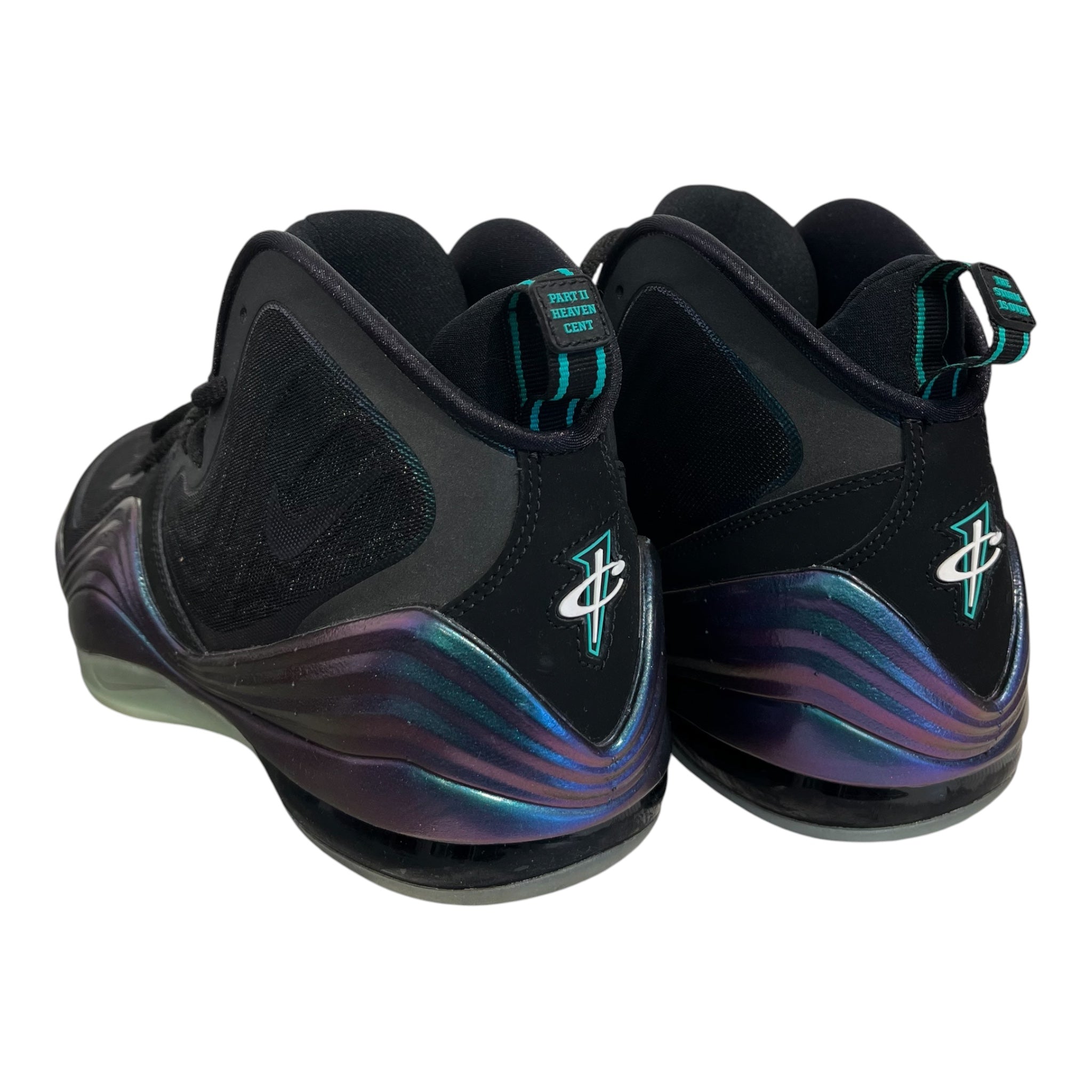 NIKE/Hi-Sneakers/US 10/BLK/nike air penny 5 view 2