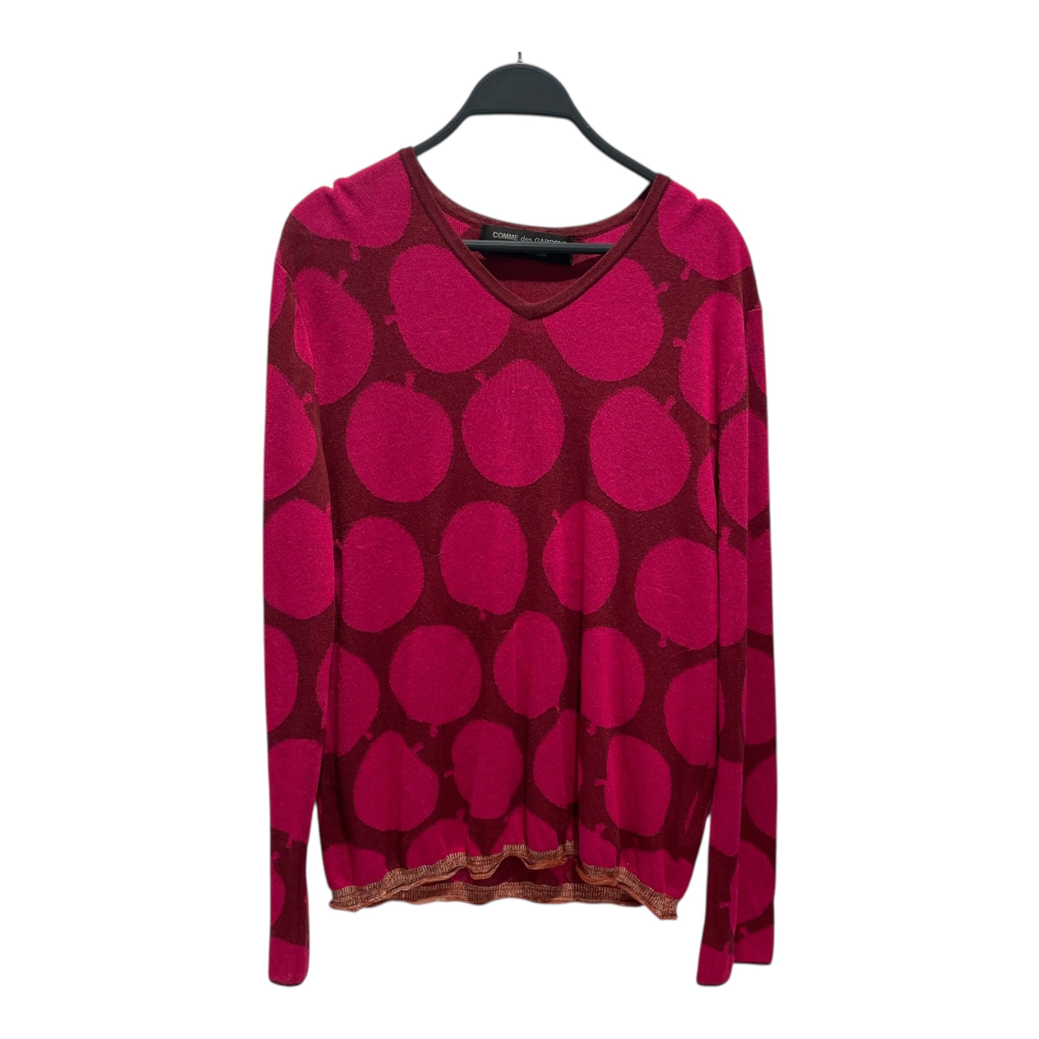 COMME des GARCONS HOMME PLUS/Sweater/S/M/All Over Print/Rayon/PNK/PN100160 view 1