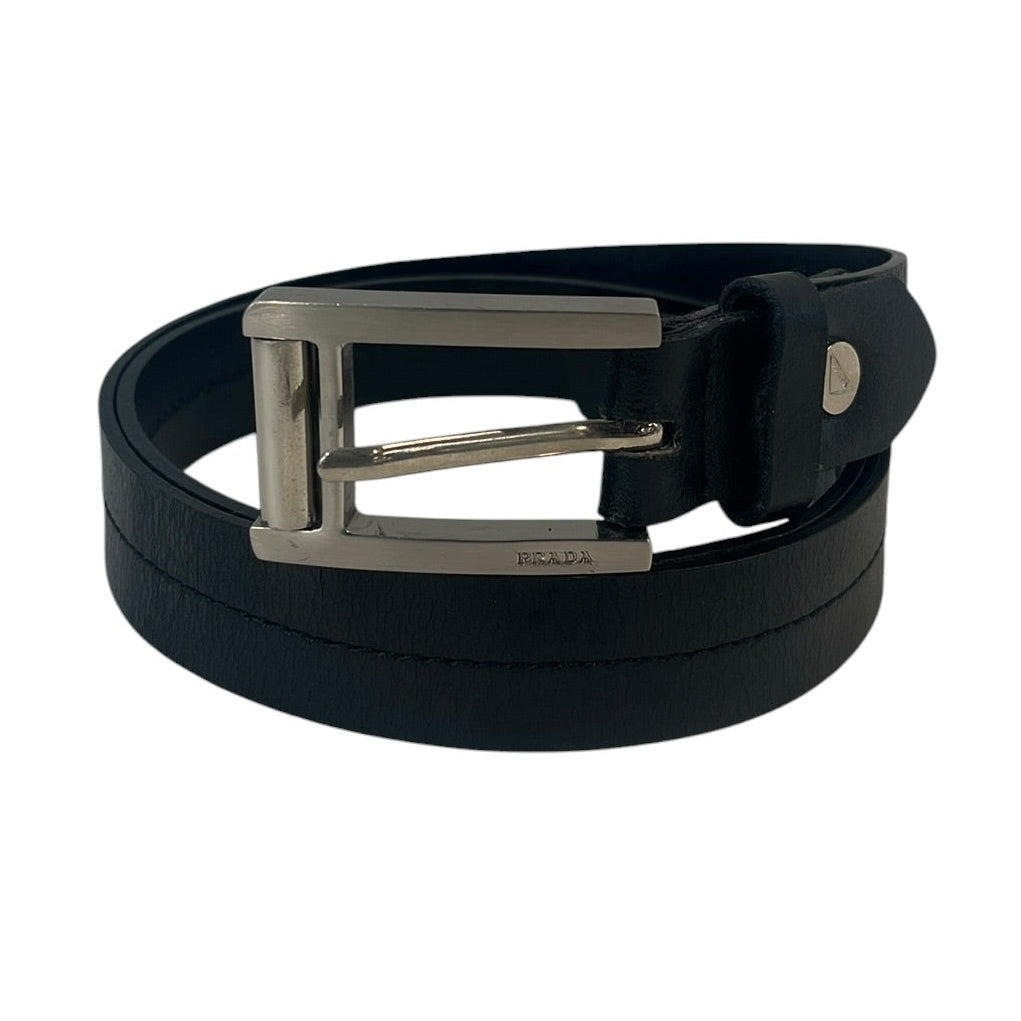 PRADA/Belt/Black/Leather/ view 1
