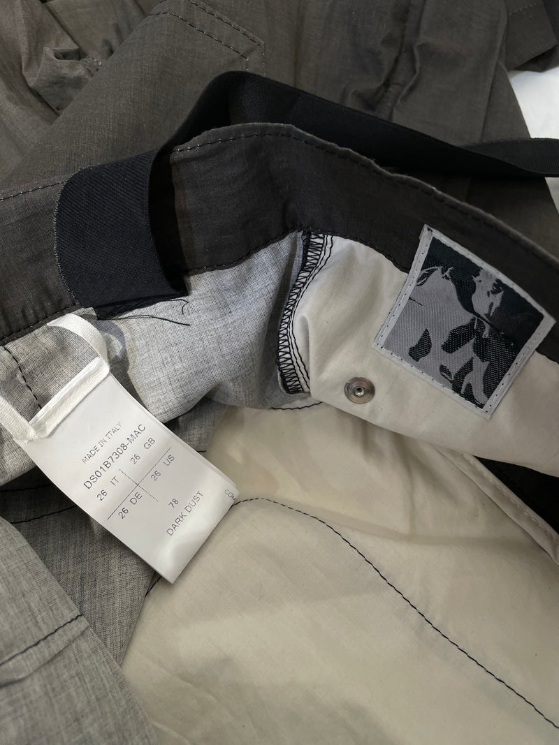 Rick Owens/Cropped Pants/14/Cotton/GRY/